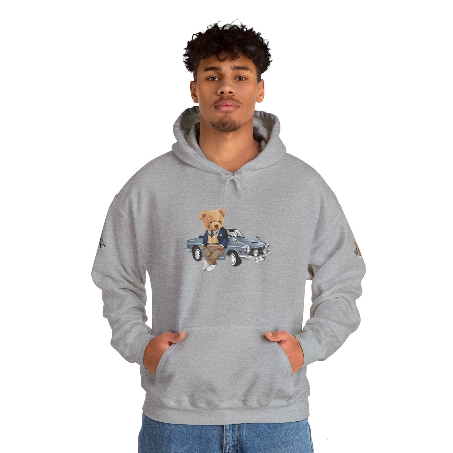 Princess Grace Luxury Bear Hoodie Chic & Cozy Unisex Sweatshirt