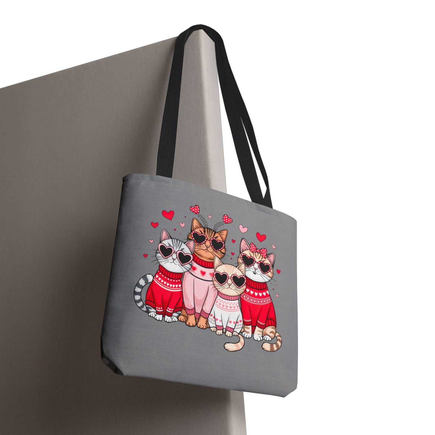 Princess Grace Cute Cat Lovers Tote Bag Perfect Gift for Pet Owners and Valentine's Day