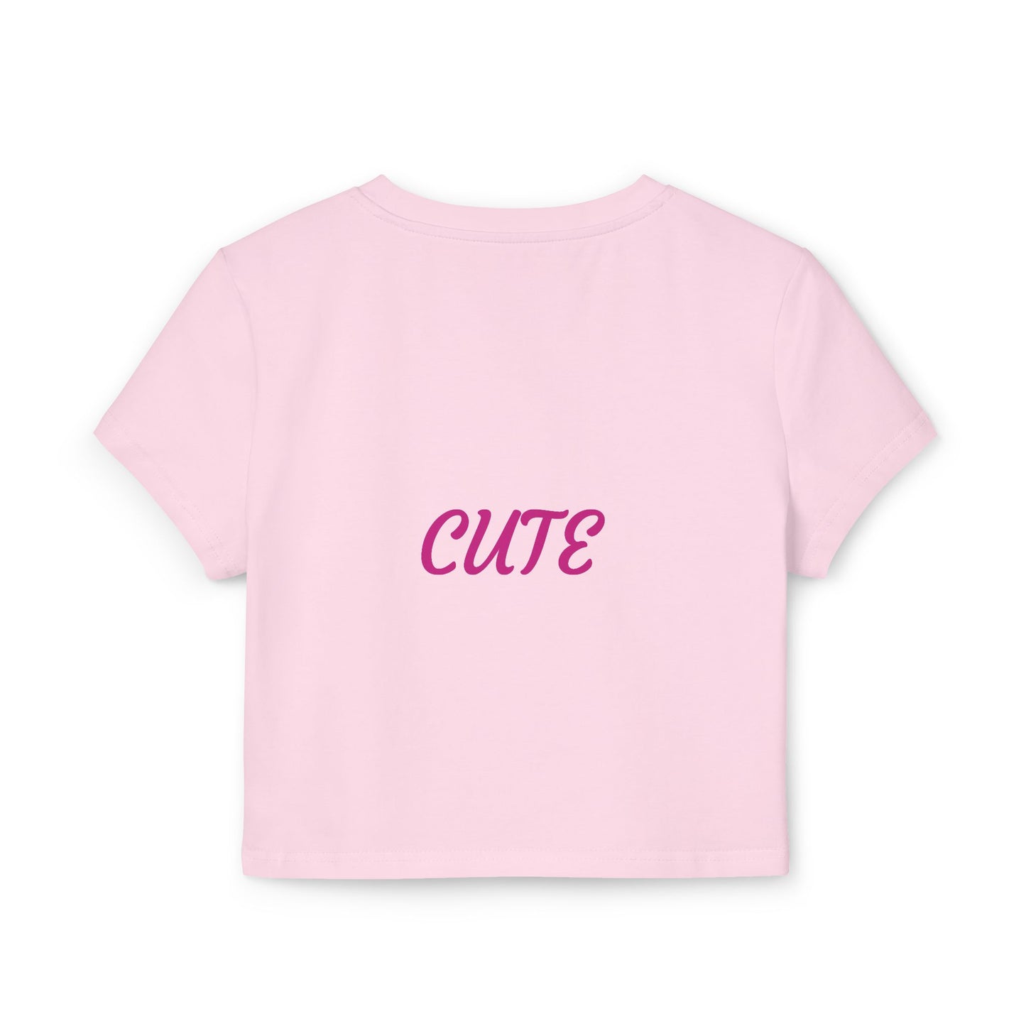 Princess Grace Chic Bear Graphic Women's Baby Tee Cute & Stylish Summer Top