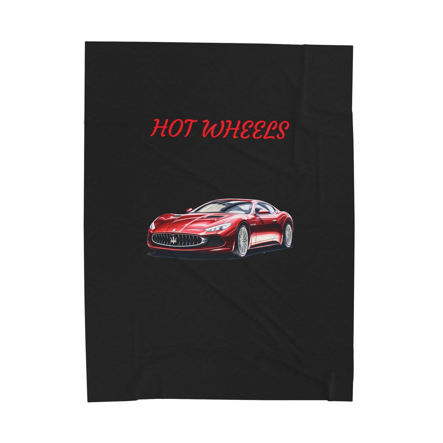 Princess Grace Hot Wheels Velveteen Plush Blanket Cozy Car themed Throw for Auto Enthusiasts