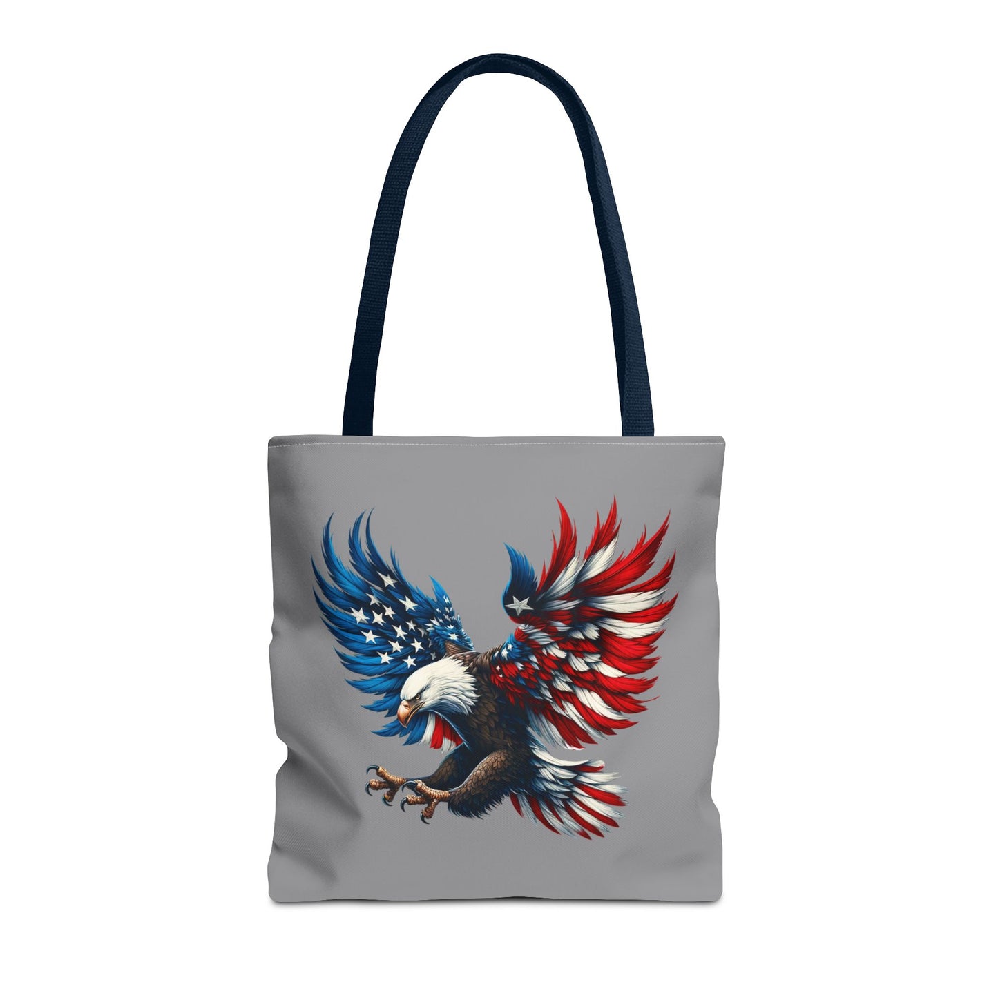 Princess Grace Patriotic Eagle Tote Bag USA Flag Design for Independence Day & Everyday Use