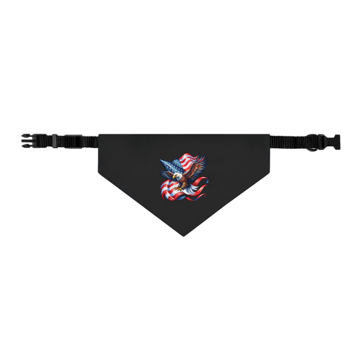 Princess Grace Patriotic Pet Bandana Collar with Eagle Design