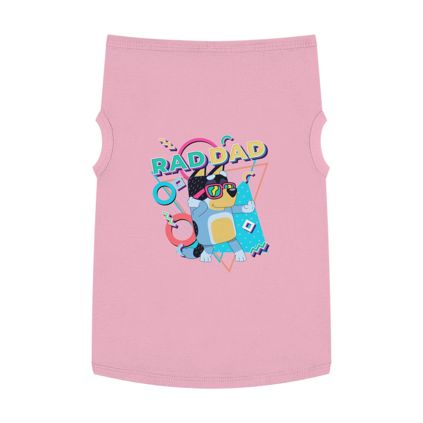Princess Grace BLUEY Rad Dad Pet Tank Top Fun & Stylish Dog Apparel