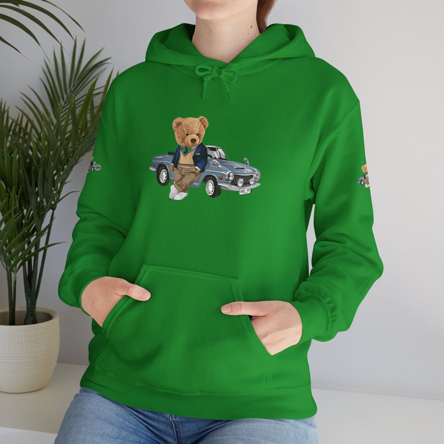 Princess Grace Luxury Bear Hoodie Chic & Cozy Unisex Sweatshirt