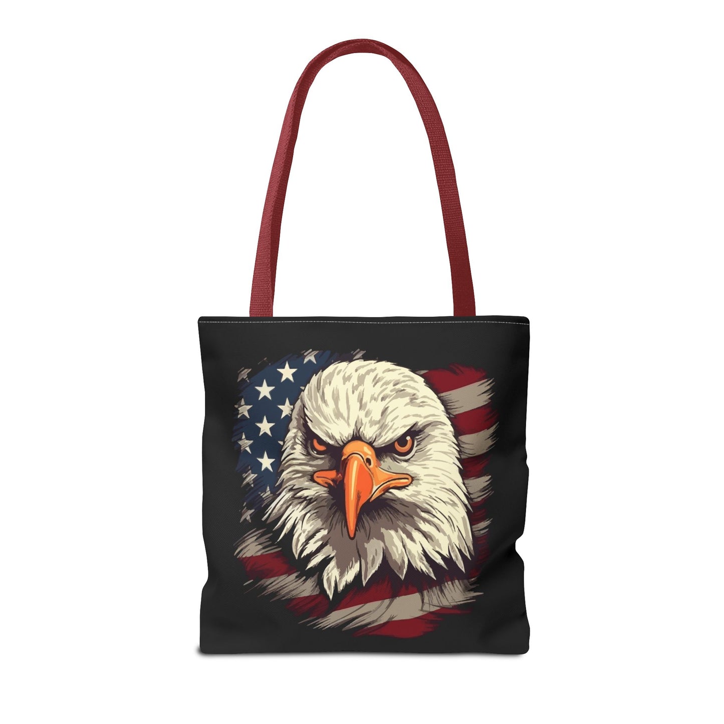 Princess Grace Patriotic Eagle Tote Bag American Flag Design
