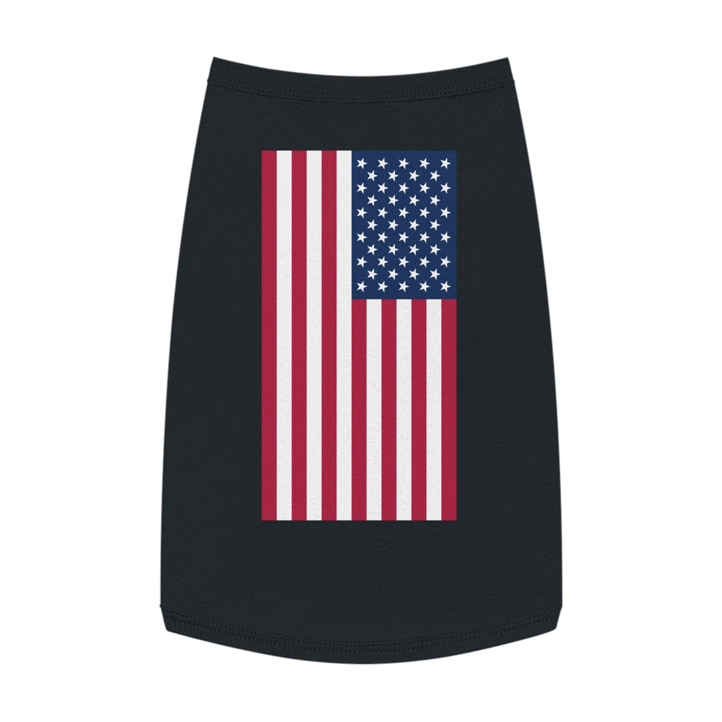 Princess Grace American Flag Pet Tank Top Comfortable Patriotic Apparel for Dogs