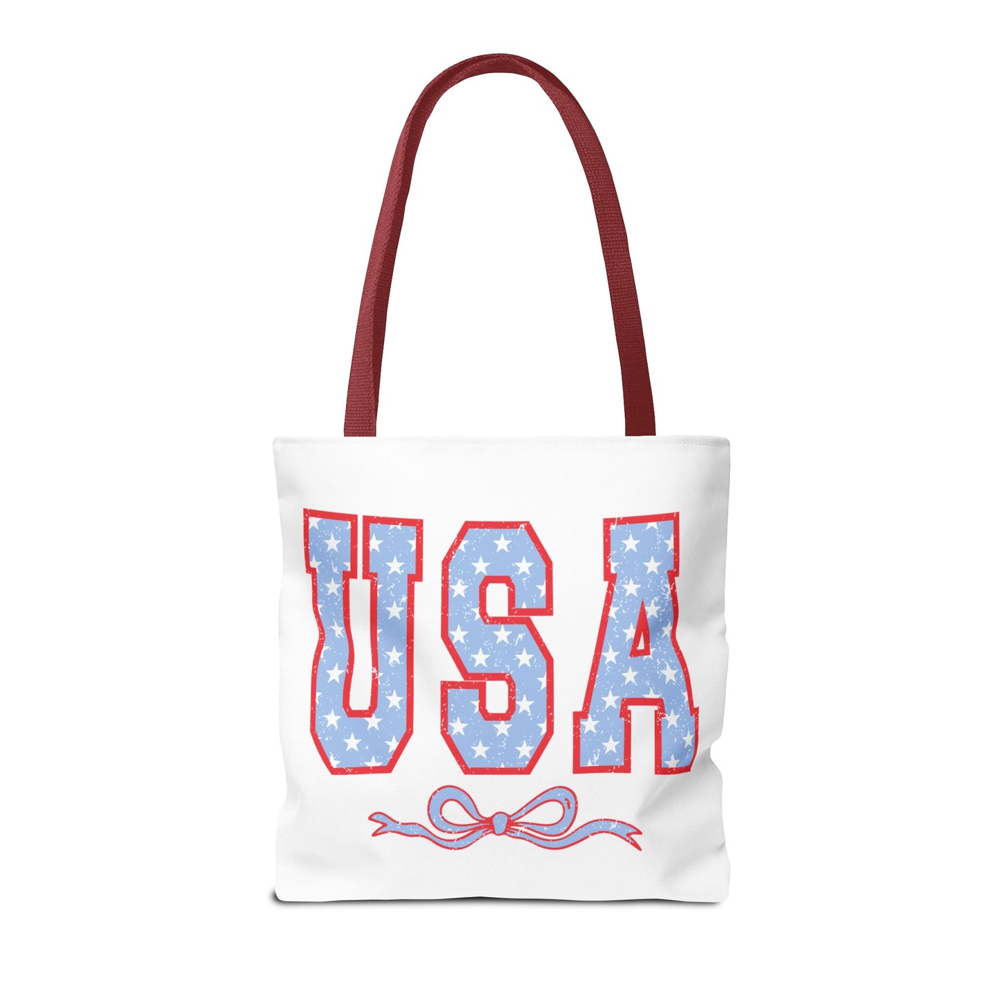 Princess Grace USA Stars and Stripes Tote Bag Perfect for Independence Day Celebrations