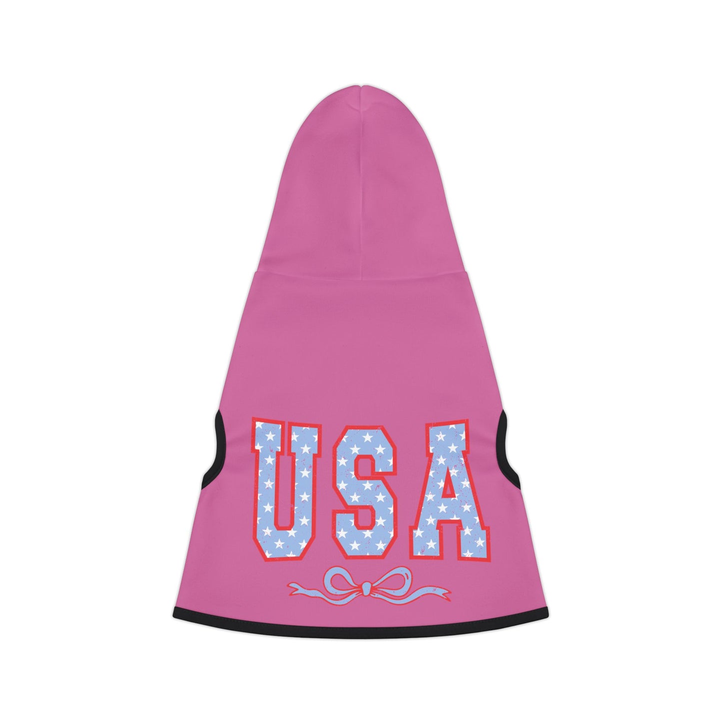 Princess Grace USA Flag Pet Hoodie Cute and Cozy Apparel for Dogs