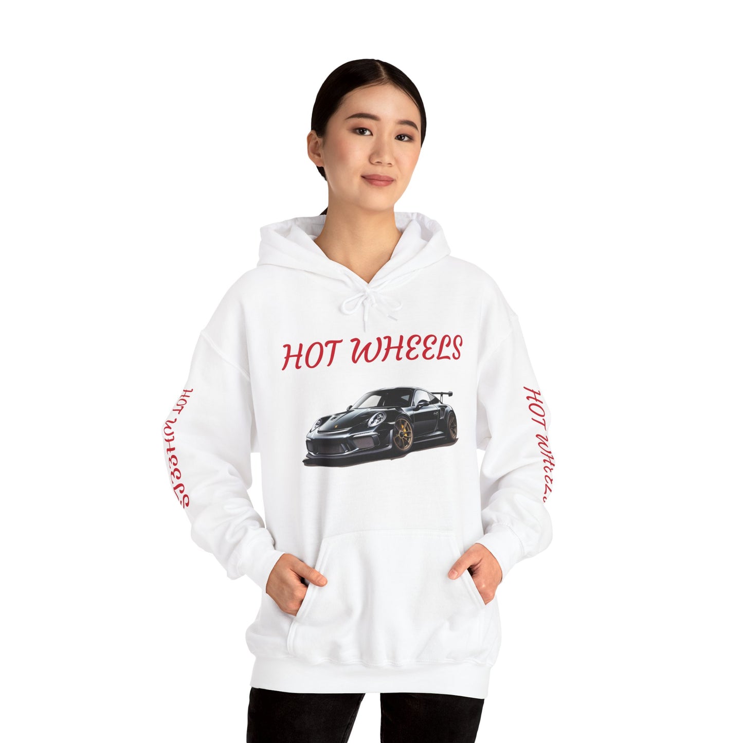 Princess Grace Hot Wheels Unisex Hooded Sweatshirt Passion for Cars and Racing Enthusiasts