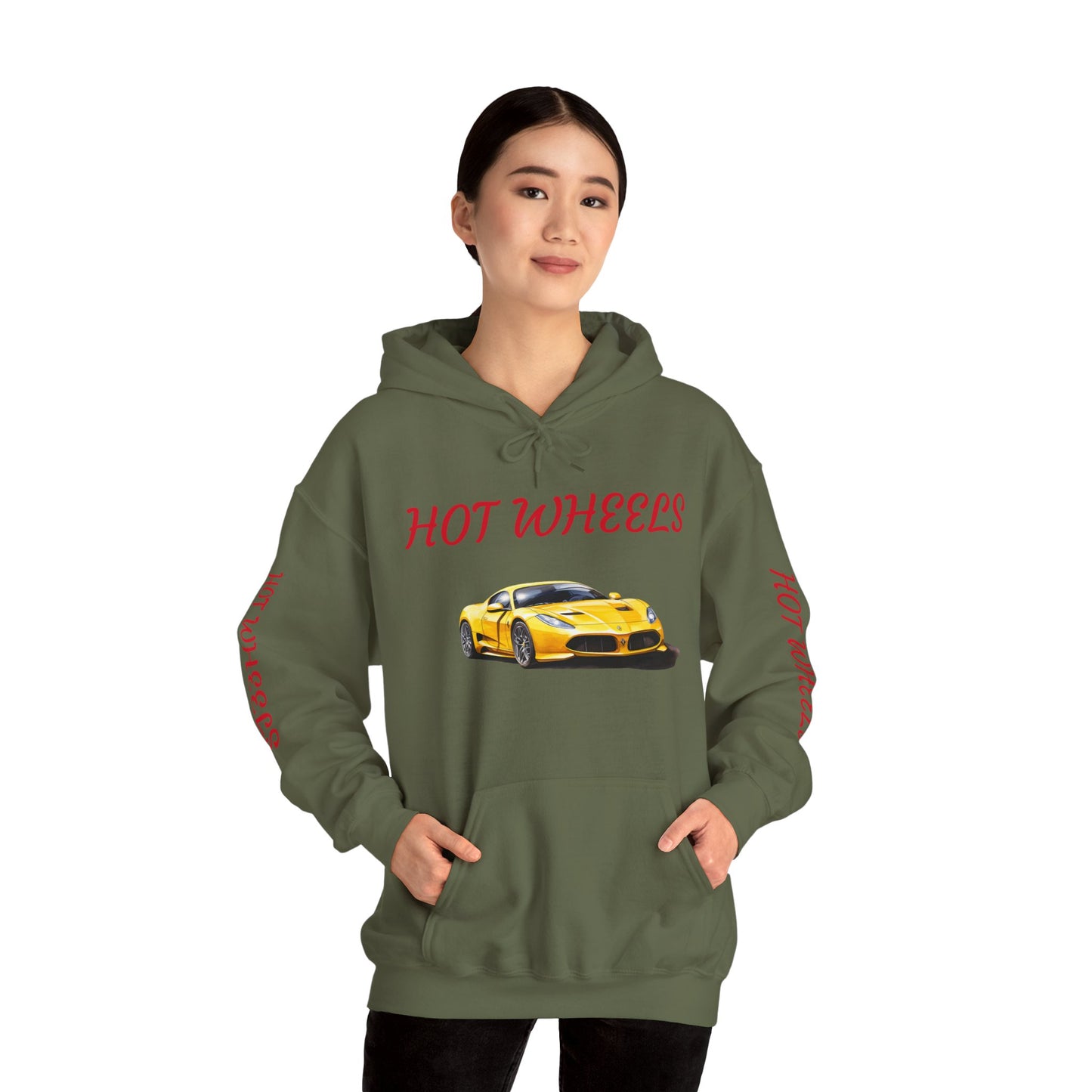 Princess Grace Retro Hot Wheels Hoodie for Car Enthusiasts