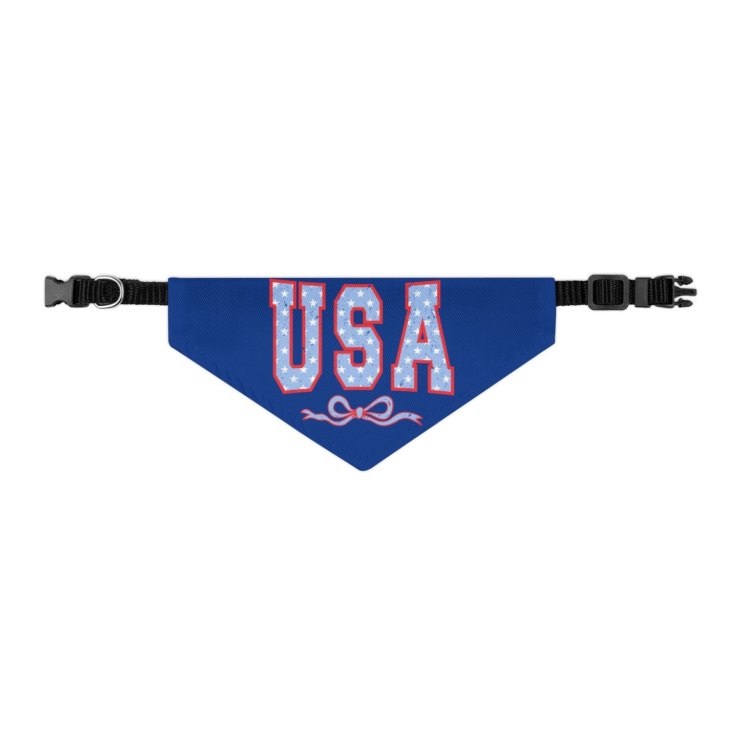 Princess Grace USA Patriotic Pet Bandana Collar for Dogs Perfect for Holidays and Celebrations