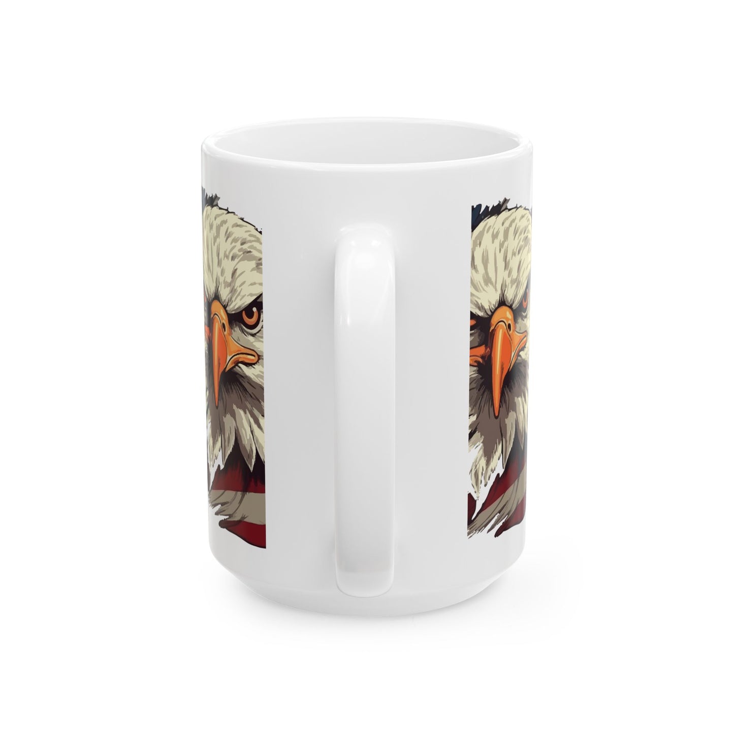 Princess Grace Patriotic Eagle Ceramic Mug 11oz & 15oz