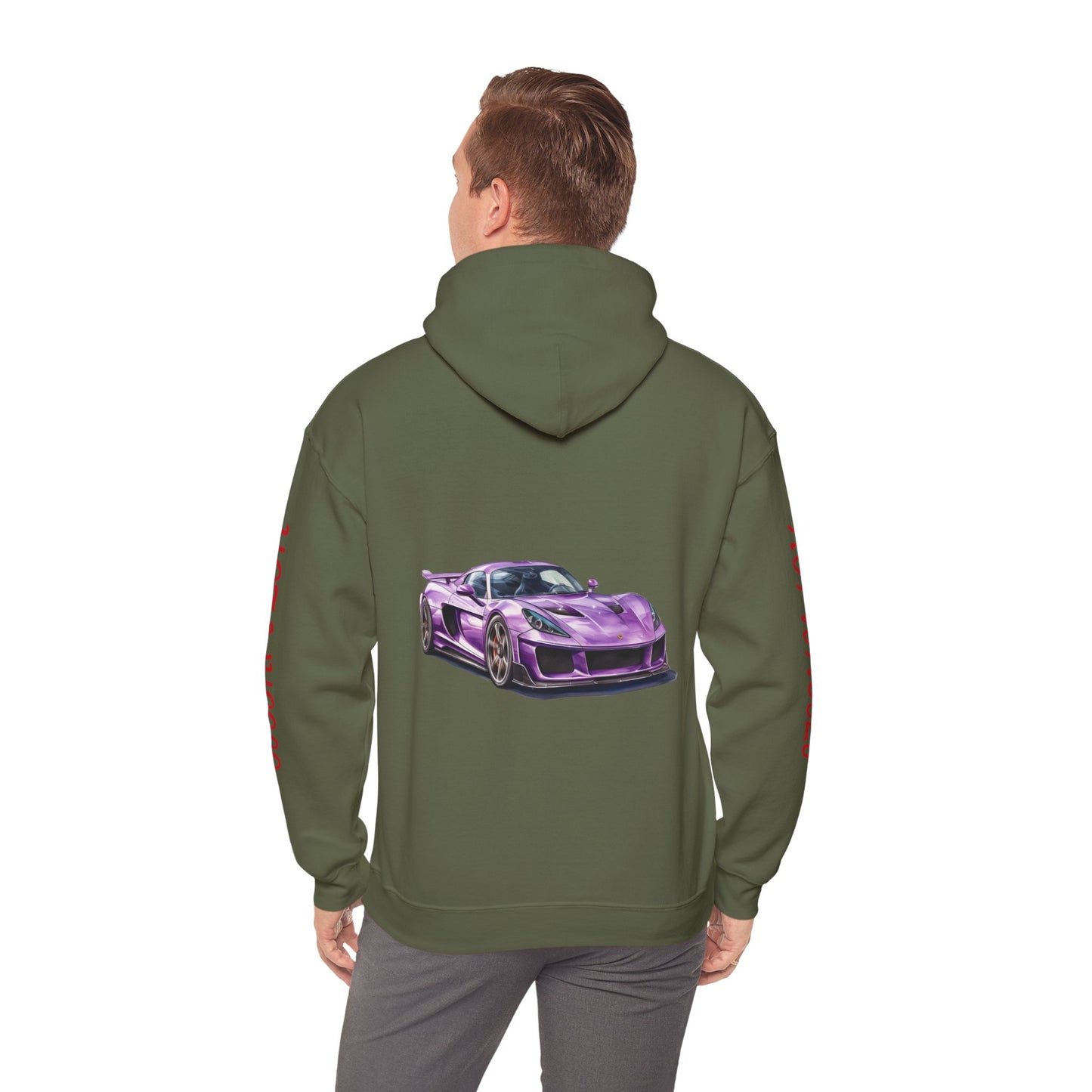 Princess Grace Hot Wheels Unisex Hoodie Cool Car Design for Auto Lovers