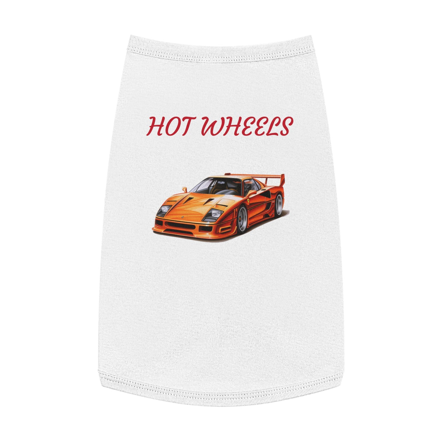 Princess Grace Hot Wheels Cool Car Pet Tank Top Design for Stylish Pets