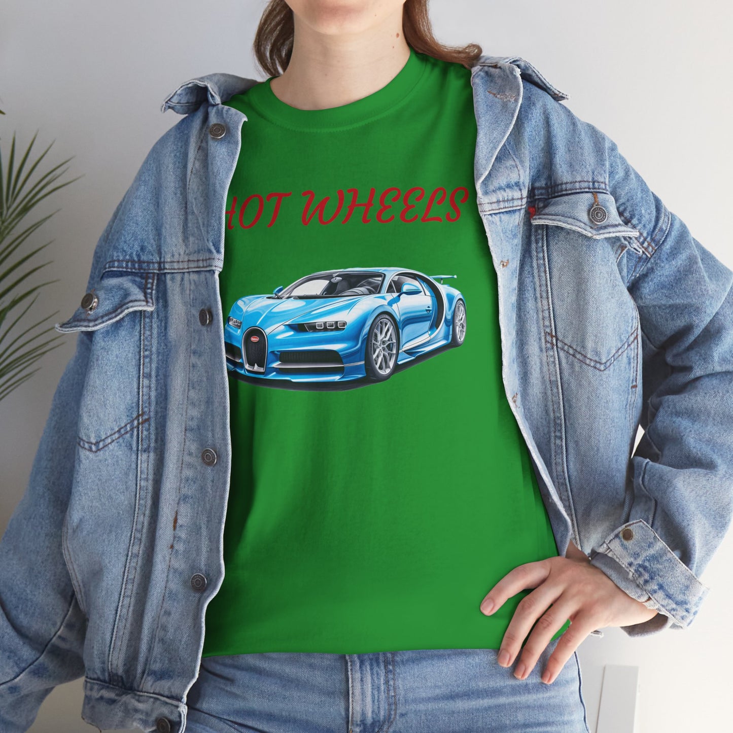 Princess Grace Cool Car Lover Unisex Heavy Cotton Tee Hot Wheels Graphic T-Shirt