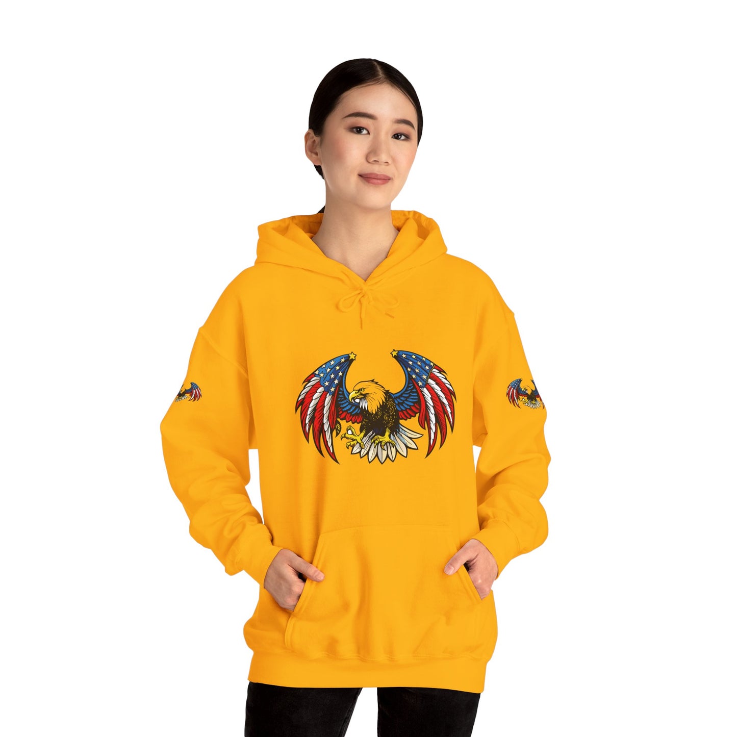 Princess Grace American Eagle Emblem Patriotic Unisex Hoodie
