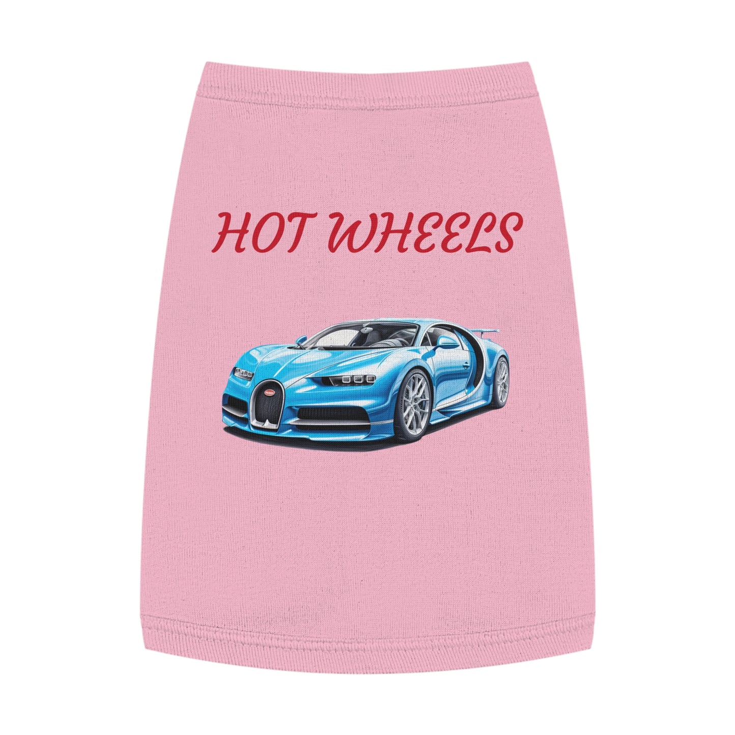 Princess Grace Hot Wheels Pet Tank Top Sporty Style for Car Lovers