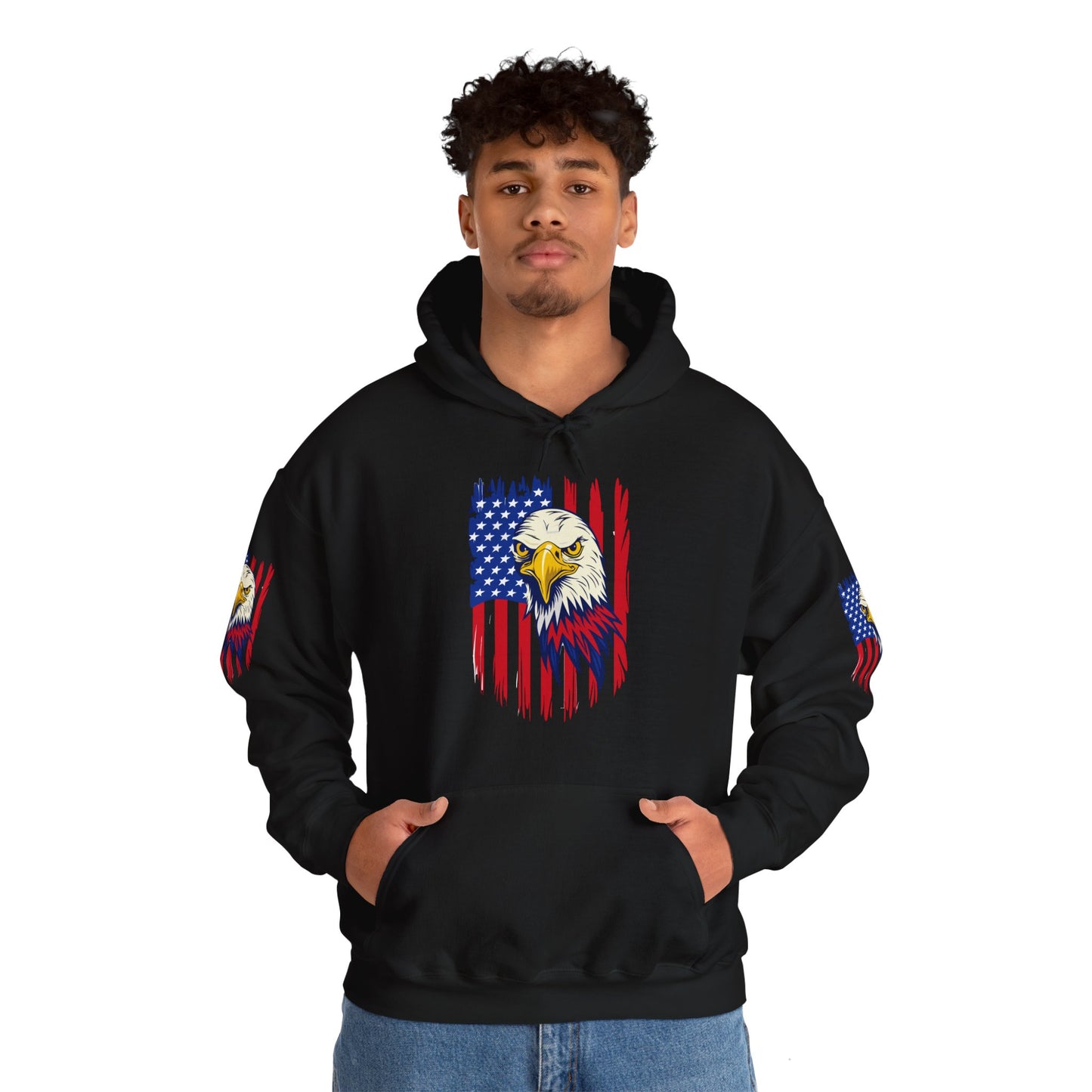Princess Grace Patriotic Eagle Unisex Heavy Blend Hoodie