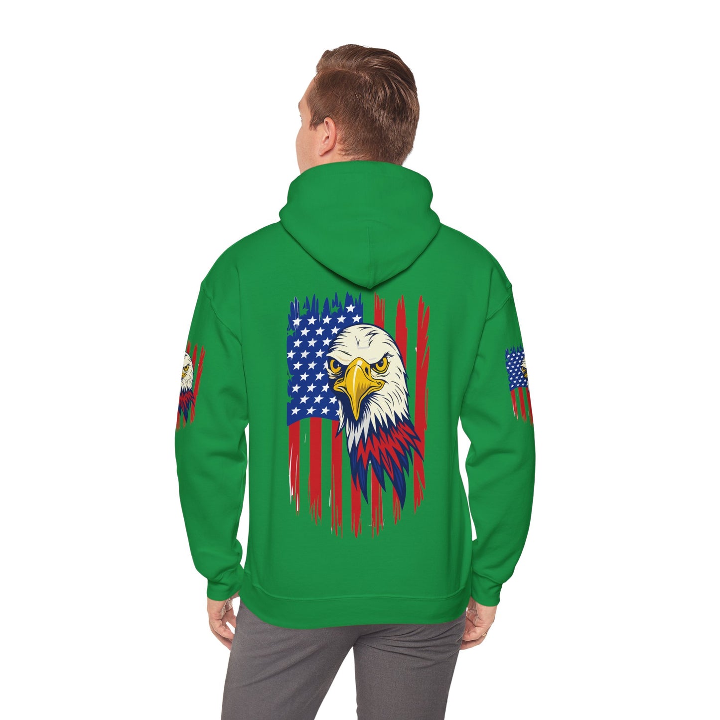 Princess Grace Patriotic Eagle Unisex Heavy Blend Hoodie