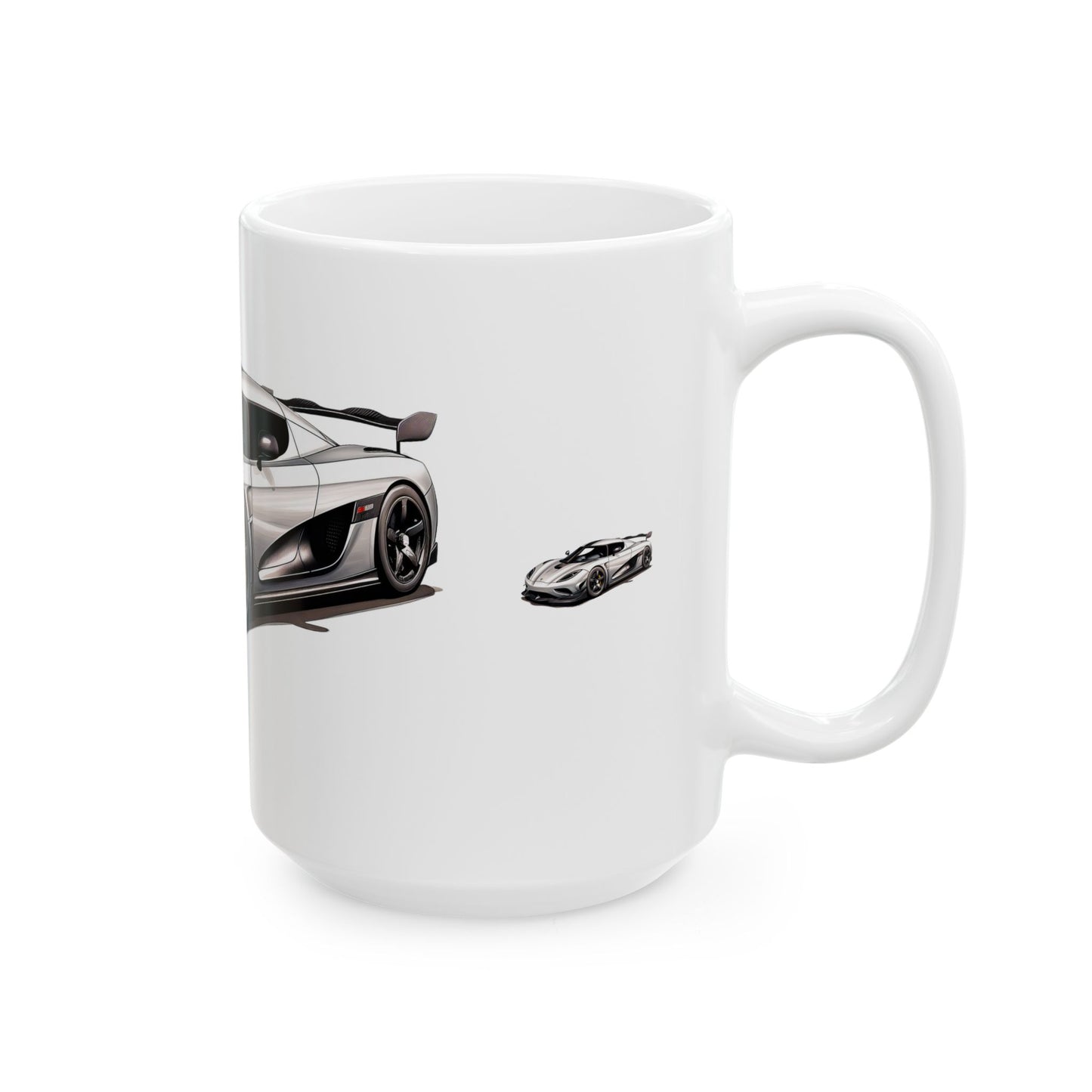 Princess Grace Sports Car Ceramic Mug Auto Enthusiast Gift 11oz & 15oz Options