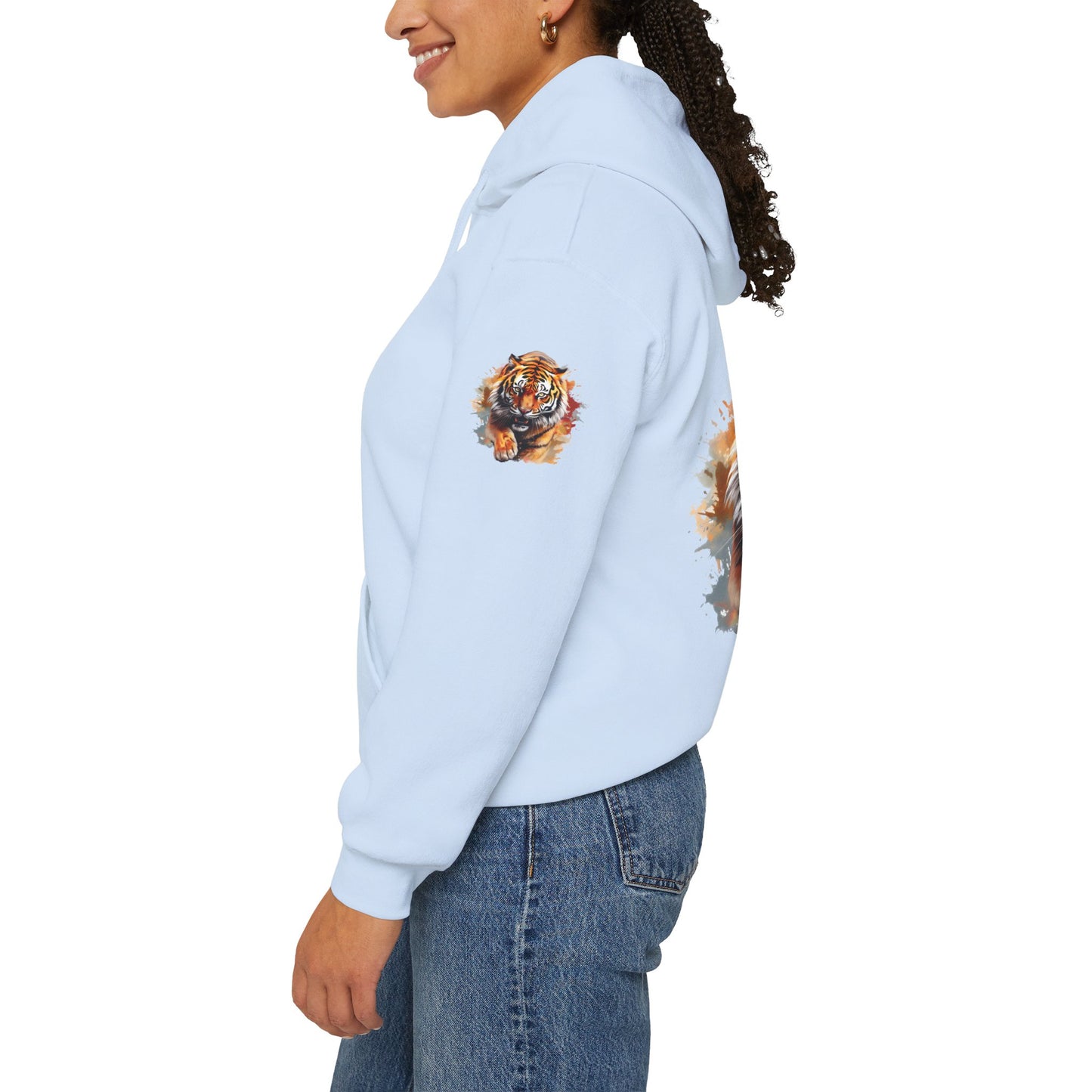 Princess Grace Fierce Tiger Graphic Unisex Heavy Blend Hoodie