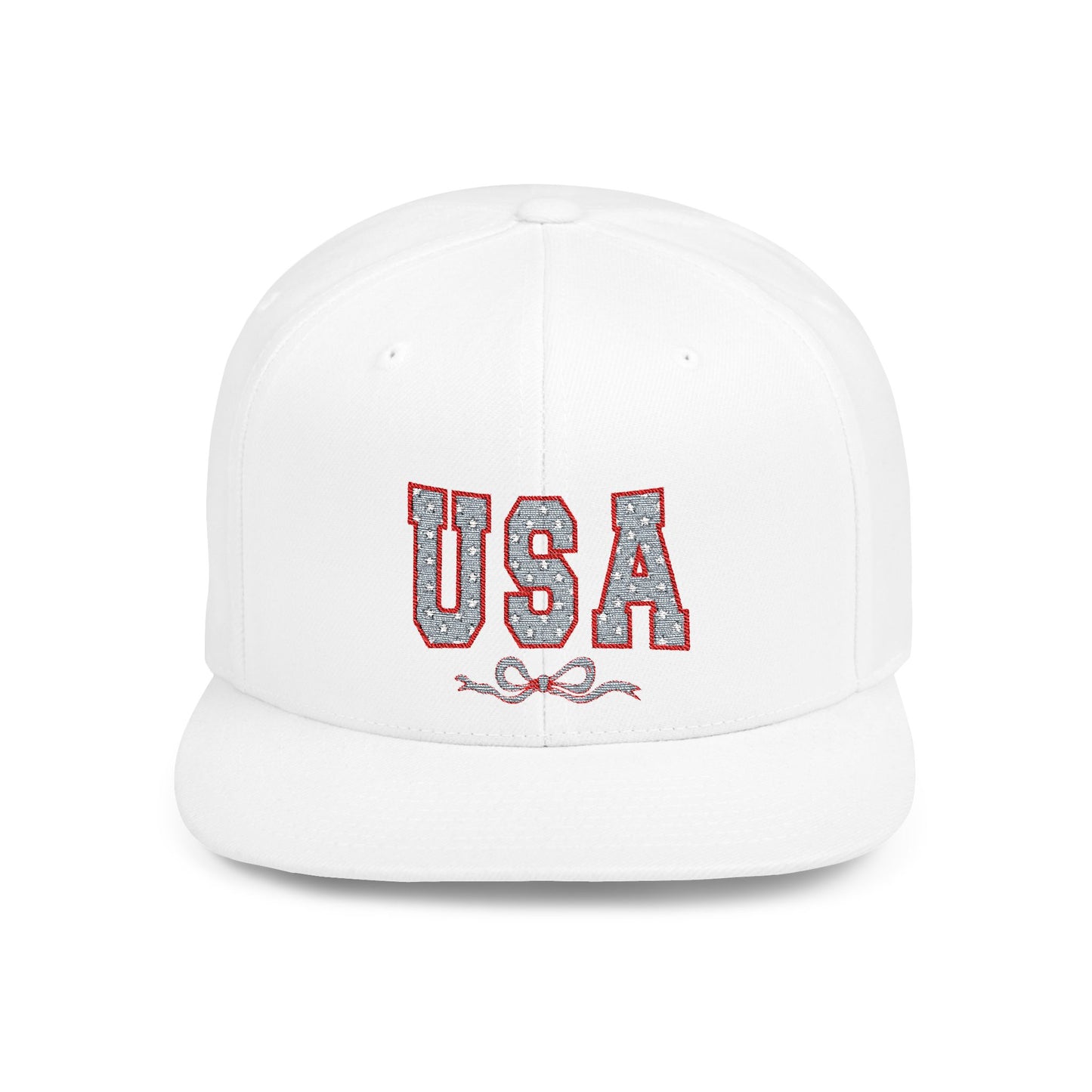 Princess Grace USA Glitter Flat Bill Snapback Hat Trendy and Stylish