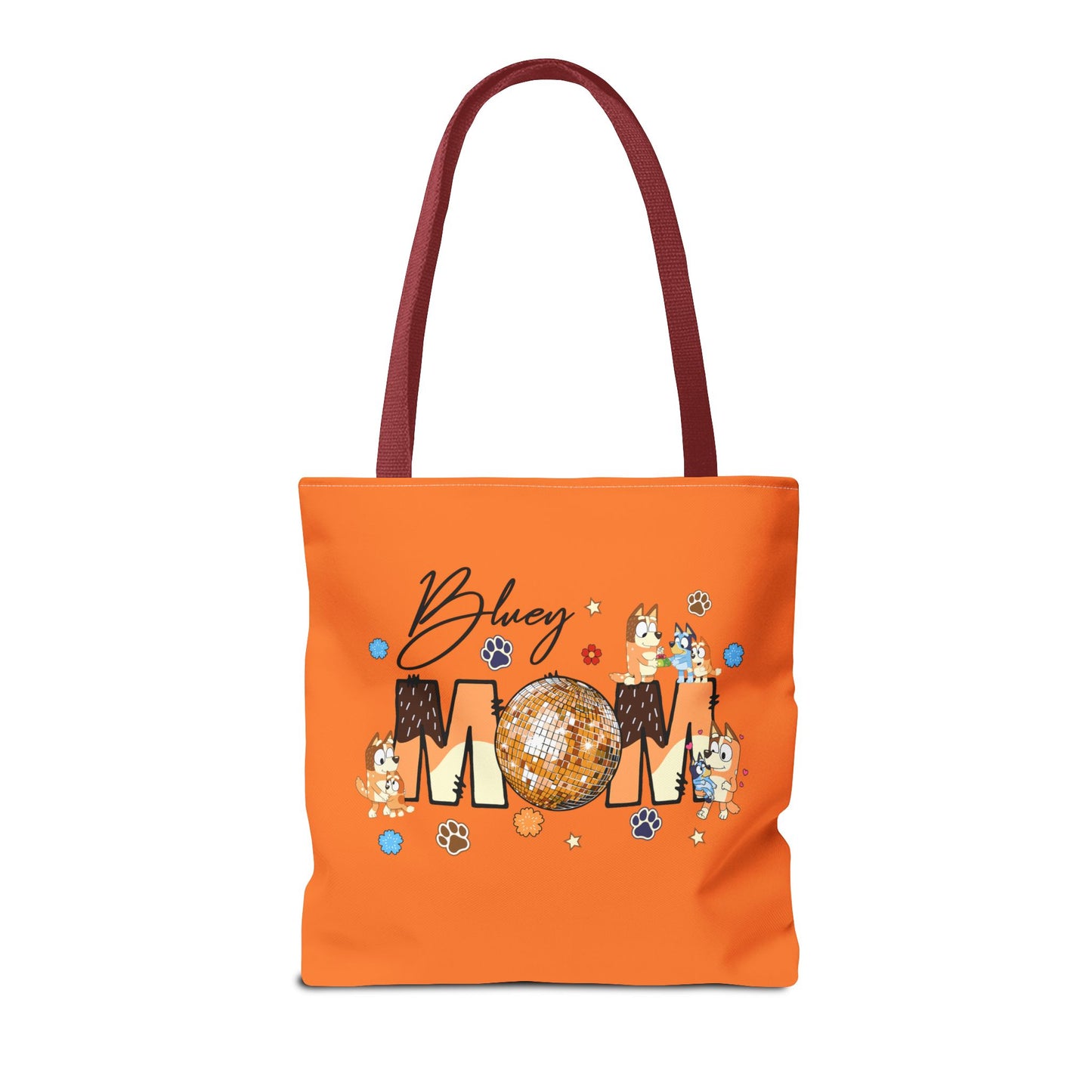 Princess Grace Chic Bluey Mom Tote Bag Stylish Dog-Themed Accessory for Pet Lovers