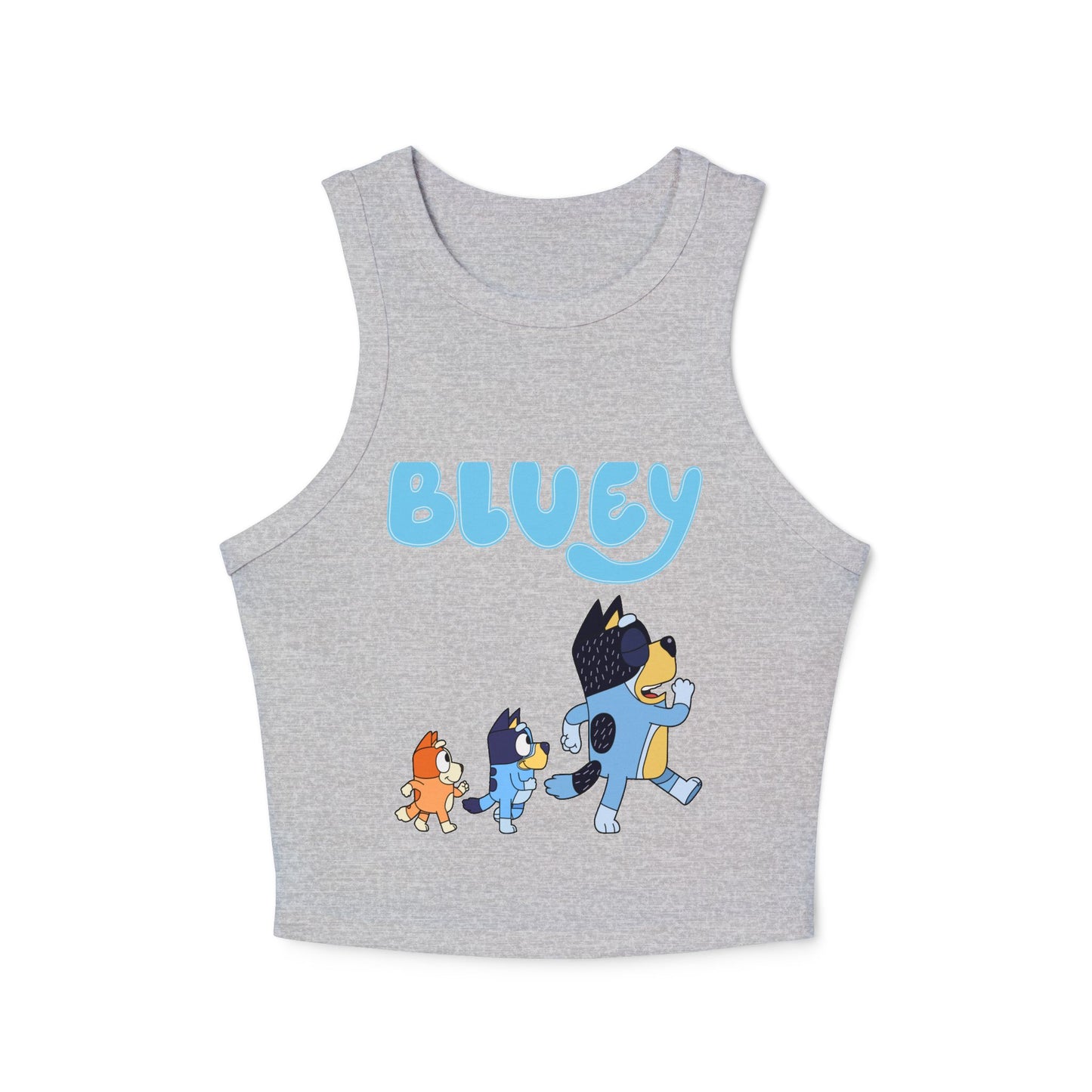 Princess Grace Bluey Kids Racer Tank Top Fun Cartoon Style for Playtime and Summer
