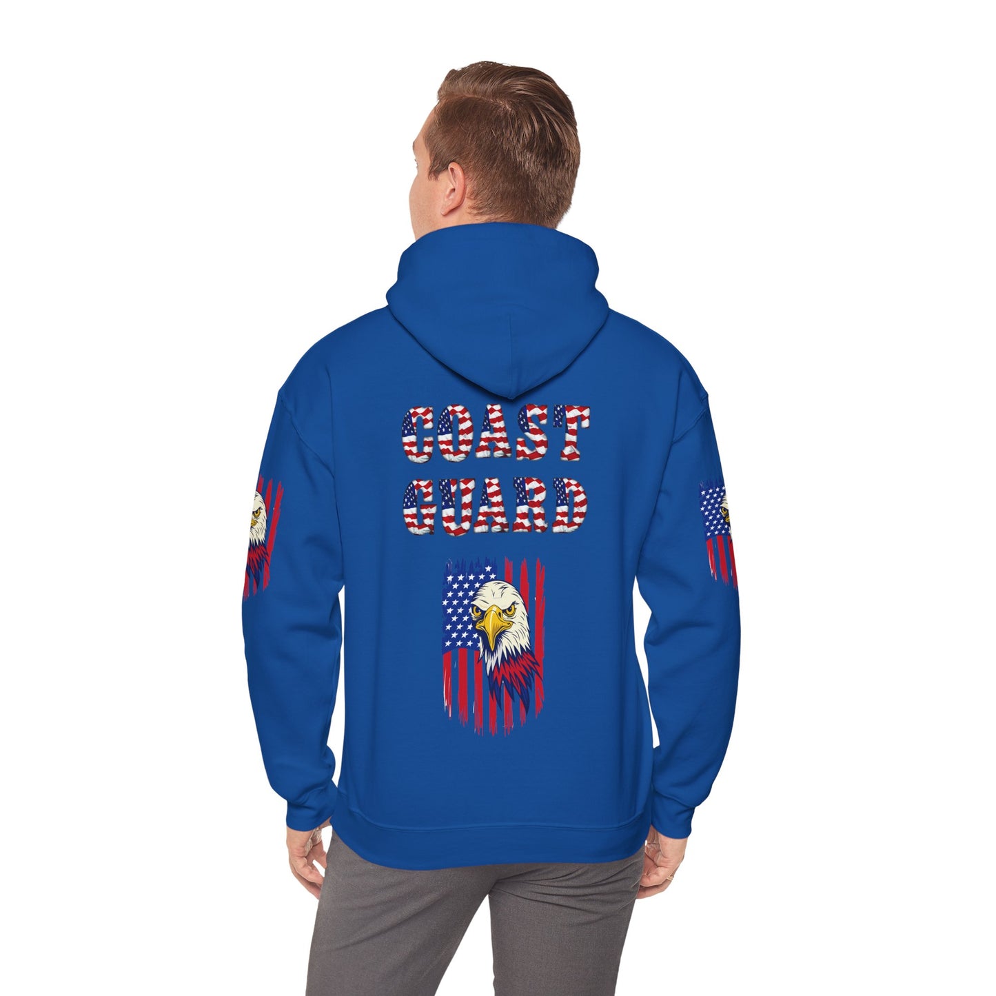 Princess Grace Patriotic Coast Guard Sweatshirt Unisex Heavy Blend Hoodie