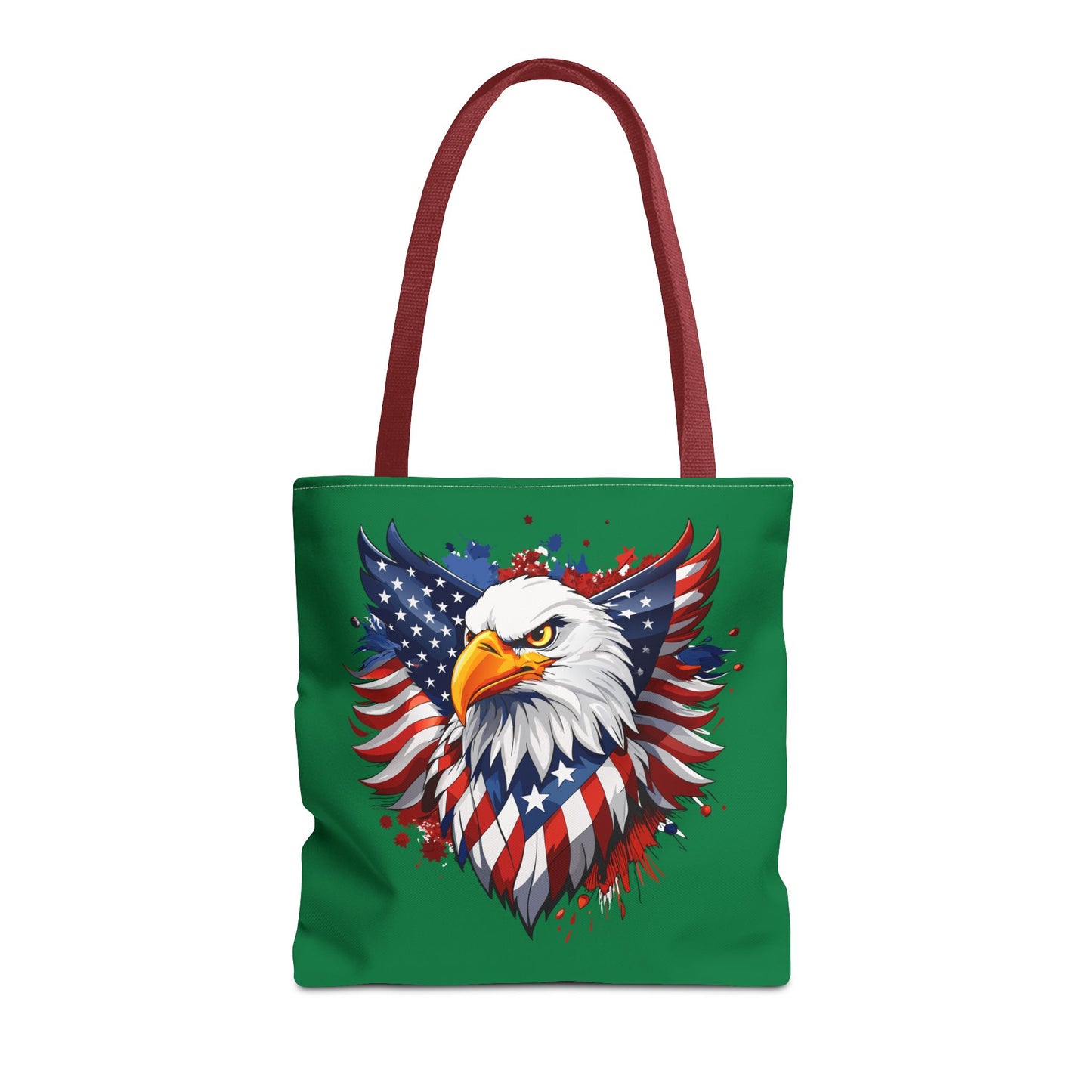 Princess Grace Patriotic Eagle Tote Bag American Flag Design for Independence Day & Everyday Use