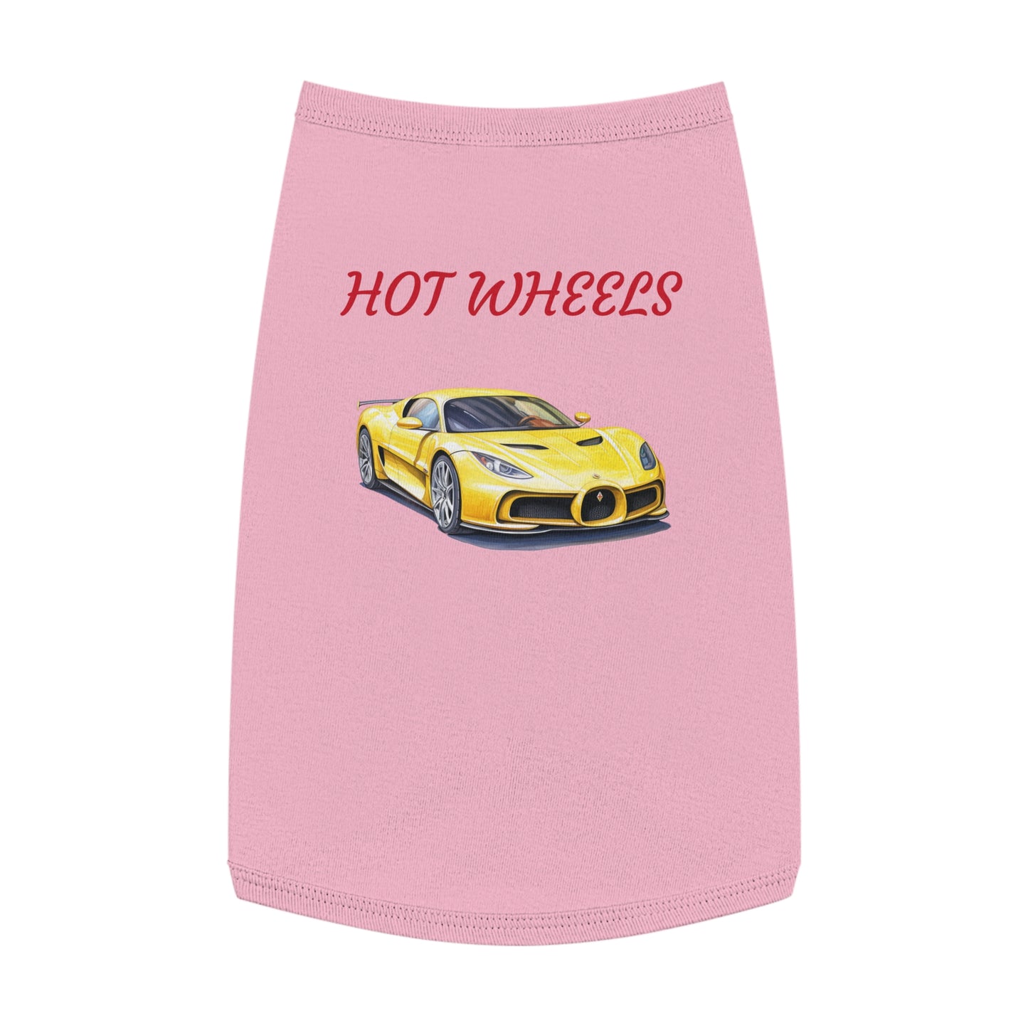 Princess Grace Hot Wheels Pet Tank Top Stylish Dog Apparel for Car Lovers