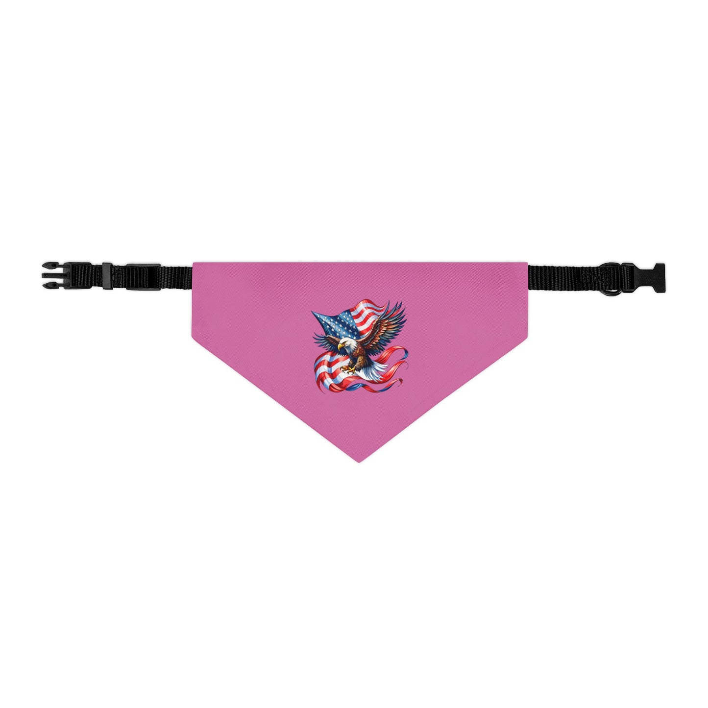 Princess Grace Patriotic Eagle Pet Bandana Collar Perfect for Independence Day & Summer Celebrations