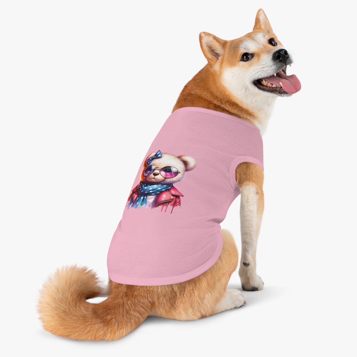 Princess Grace CUTE Trendy Pet Tank Top with Stylish Bear Design