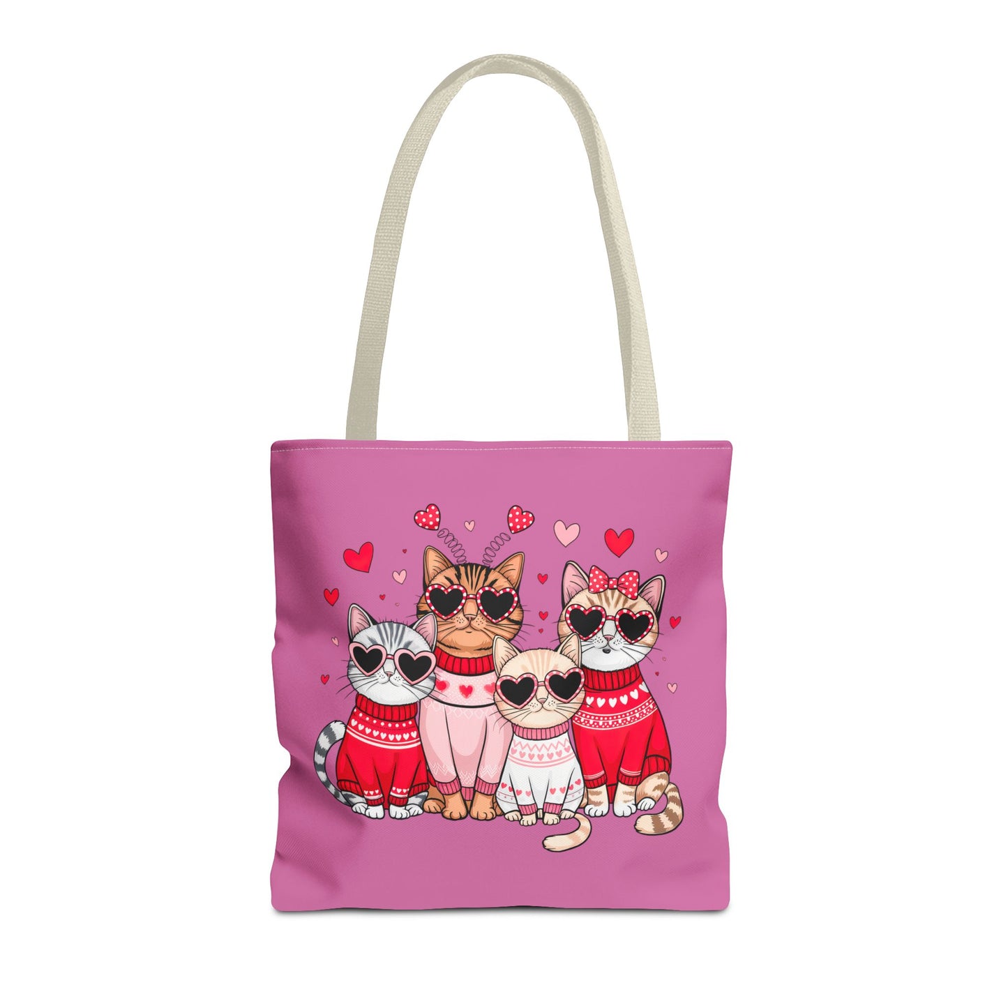 Princess Grace Cute Cat Lover Tote Bag Stylish Pet Themed Pink Bag for Animal Lovers