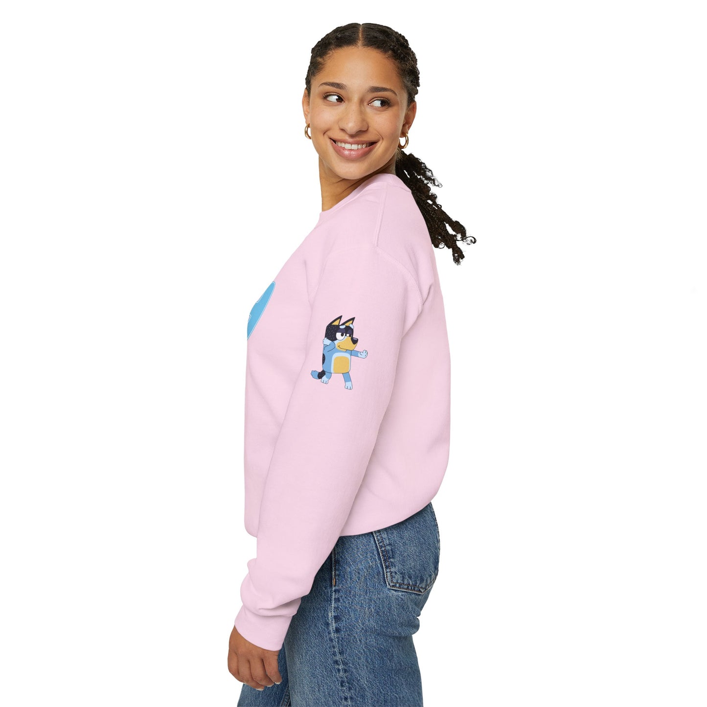 Princess Grace Bluey Character Unisex Crewneck Sweatshirt Cozy and Fun