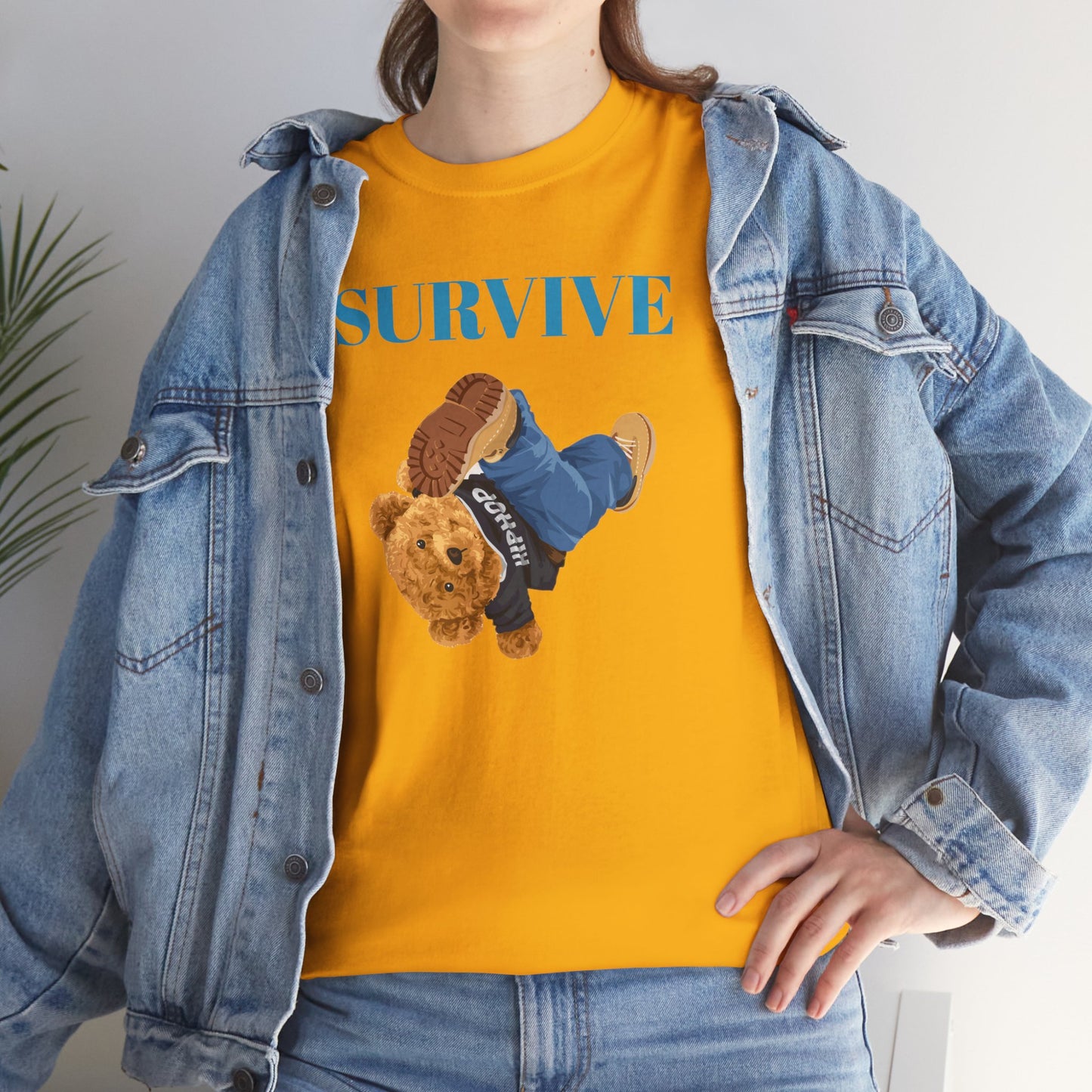 Princess Grace Survive Graphic Unisex Heavy Cotton Tee