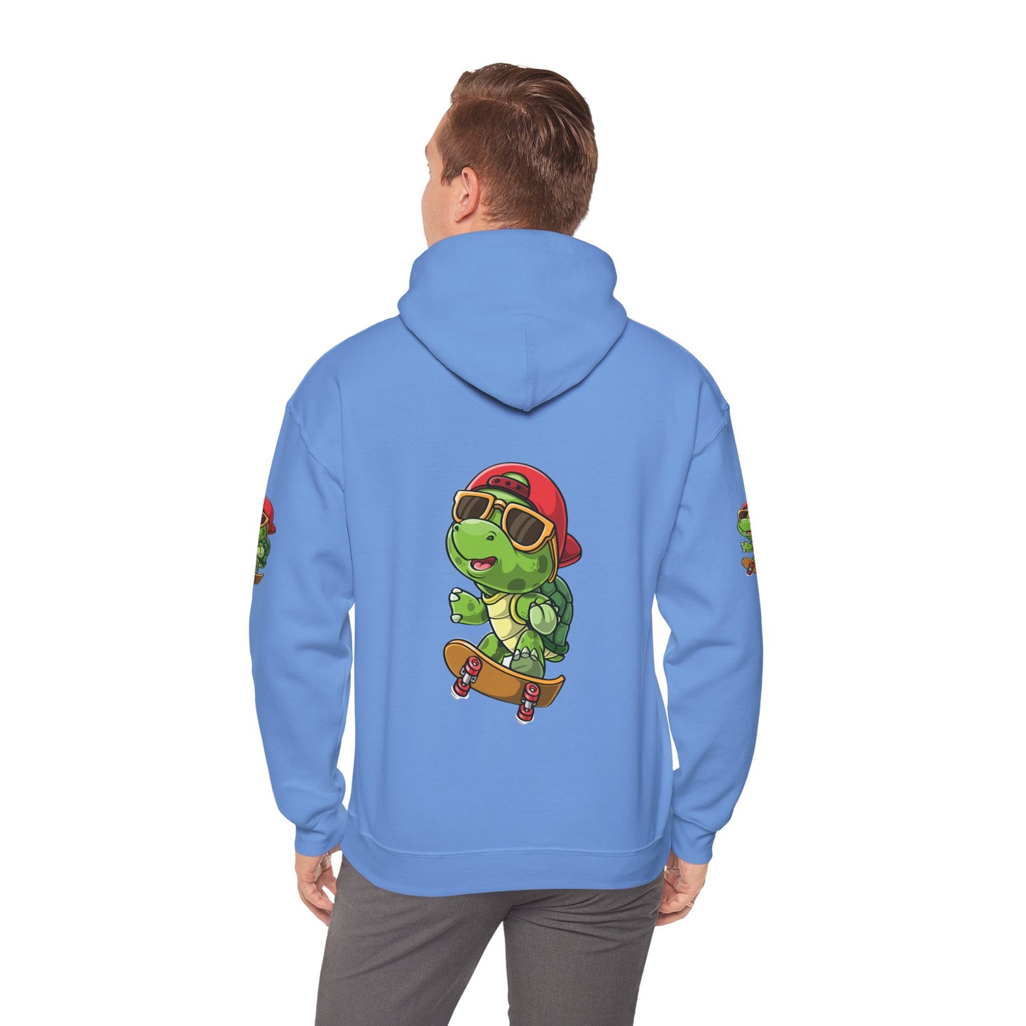 Princess Grace Cool Skateboarding Turtle Unisex Hoodie Fun and Stylish