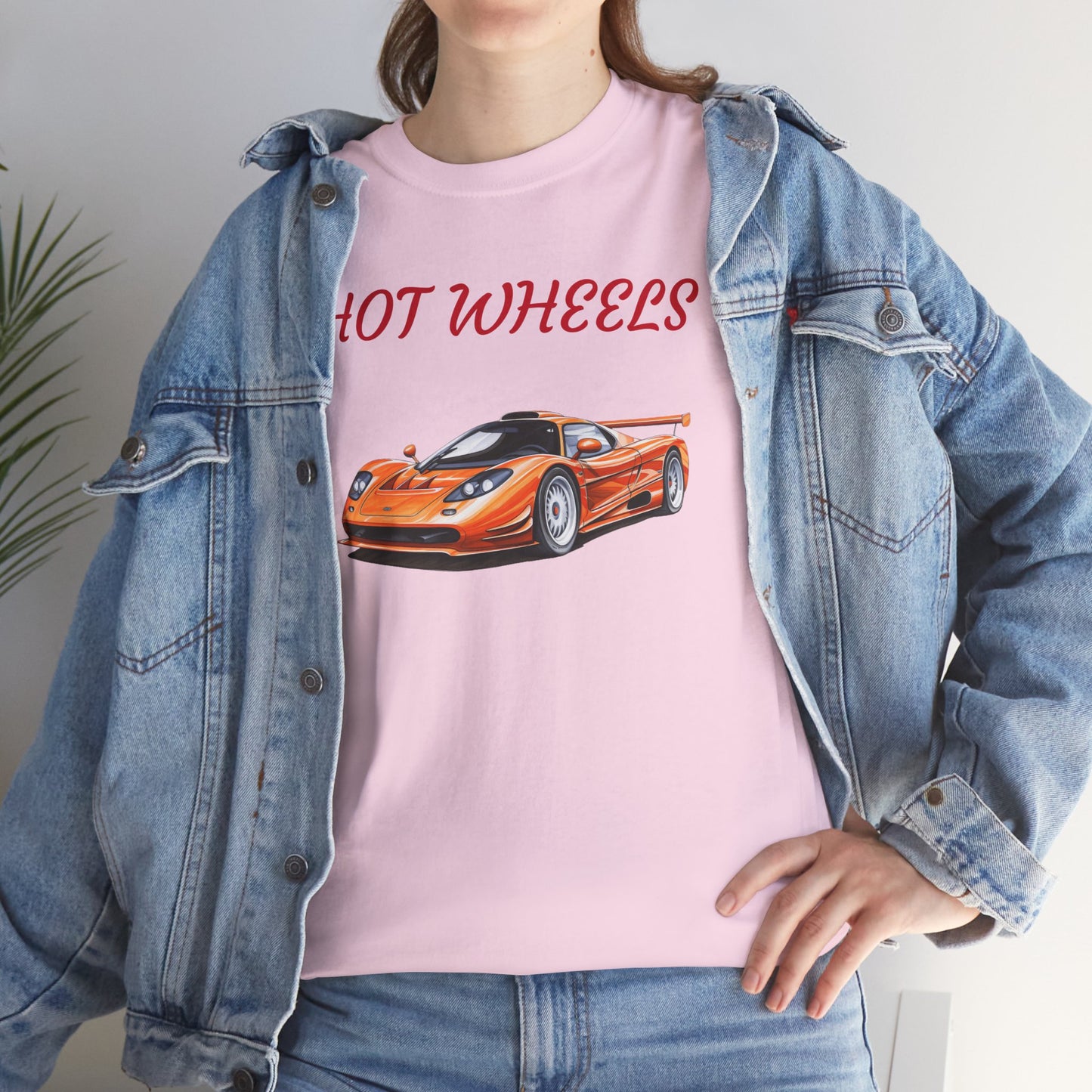 Princess Grace Hot Wheels Unisex Heavy Cotton Tee Vintage Car Graphic T-Shirt for Car Enthusiasts