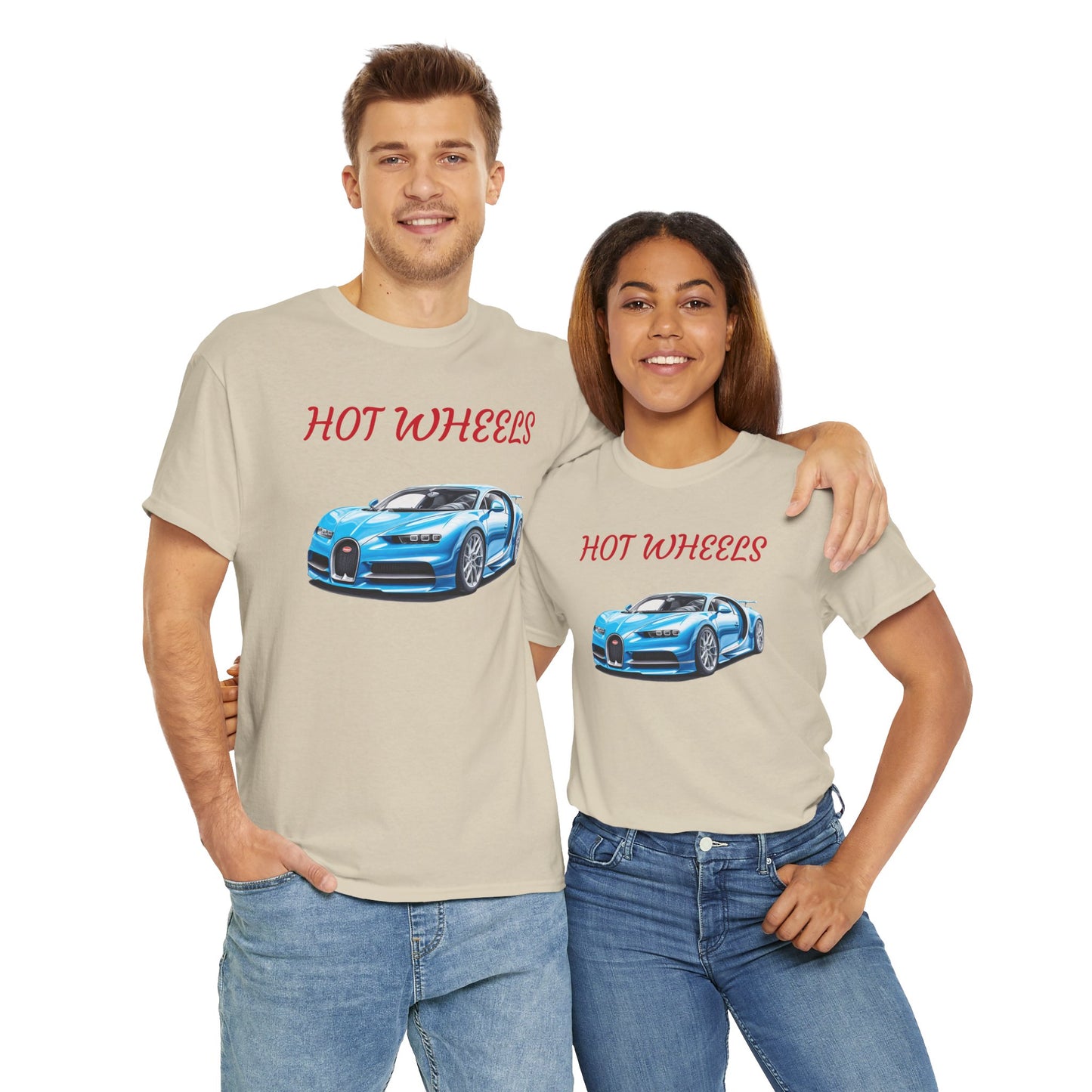 Princess Grace Cool Car Lover Unisex Heavy Cotton Tee Hot Wheels Graphic T-Shirt