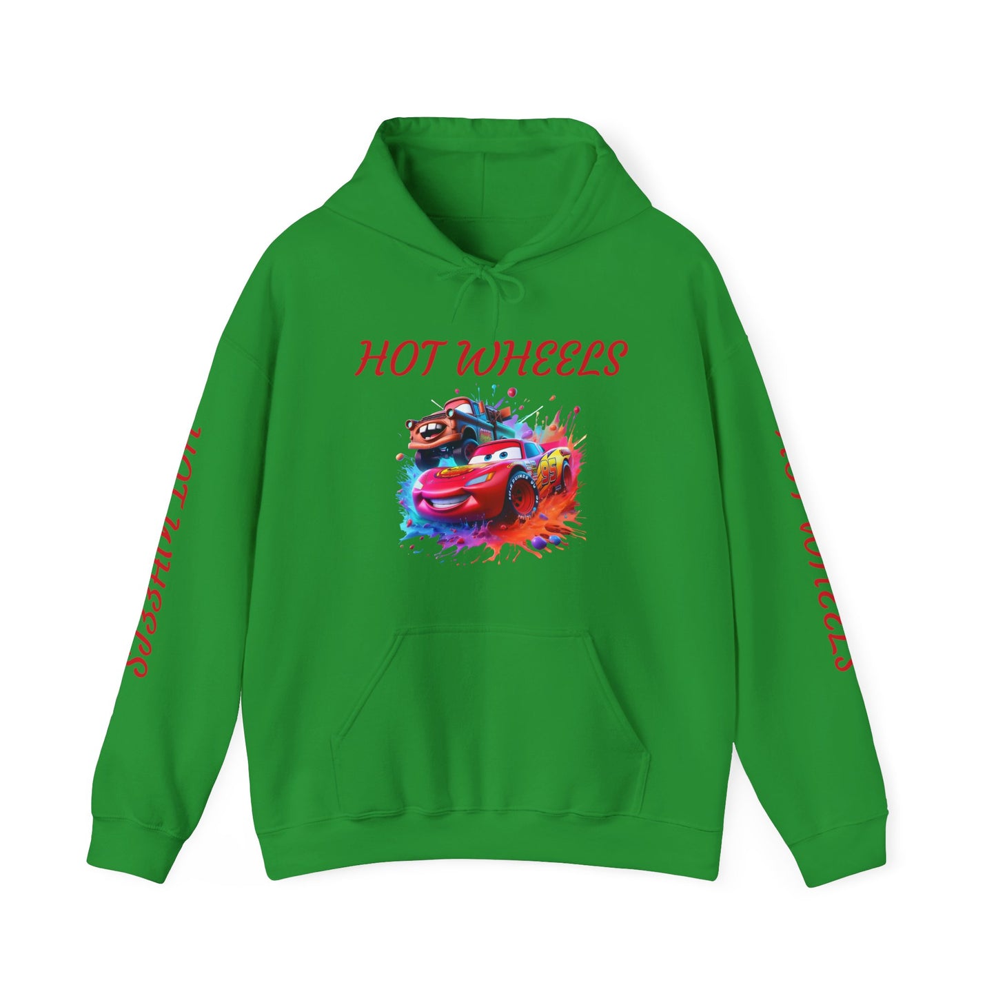 Princess Grace Hot Wheels Unisex Hoodie Retro Racing Design for Kids and Car Enthusiasts