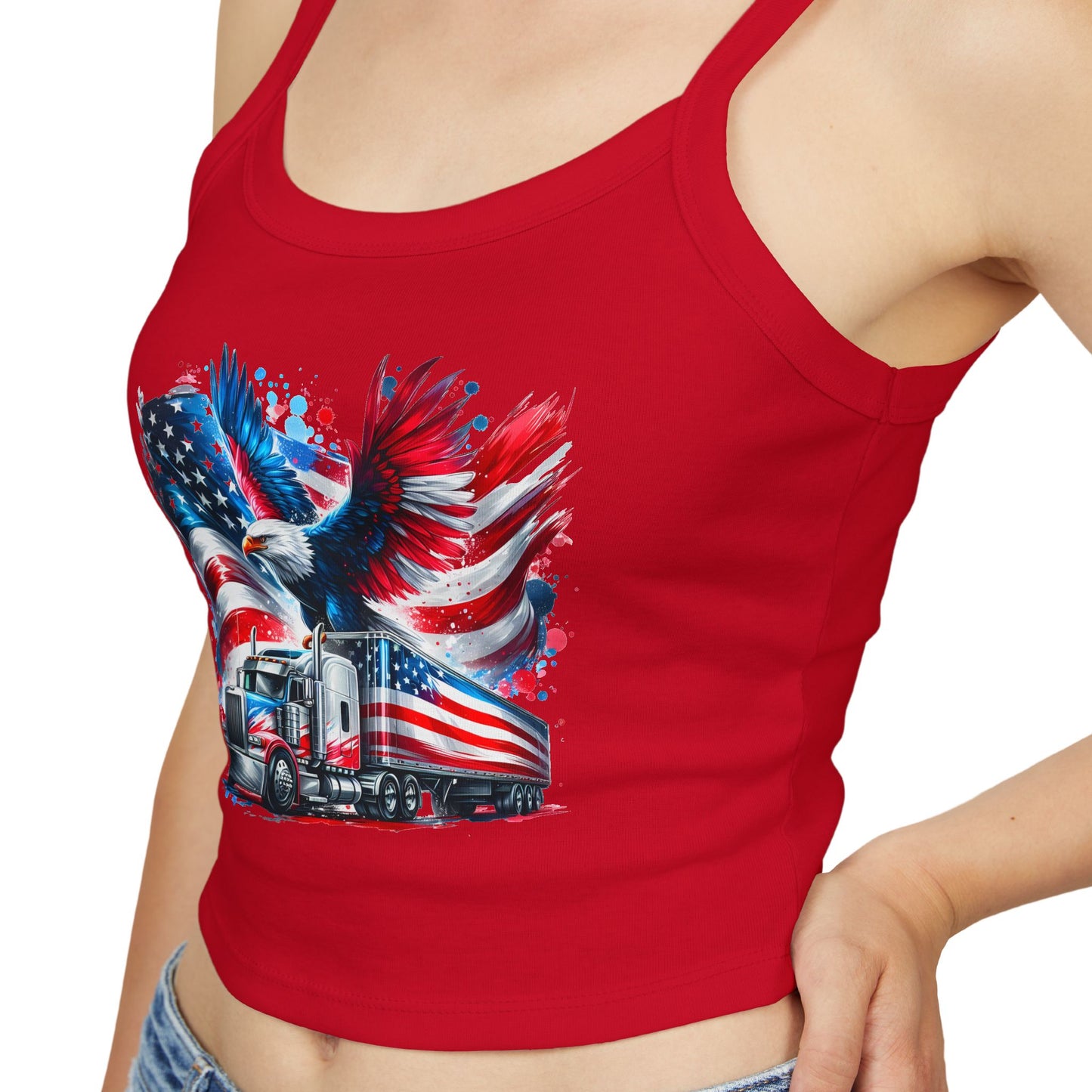 Princess Grace USA Truck Women's Spaghetti Strap Tank Top