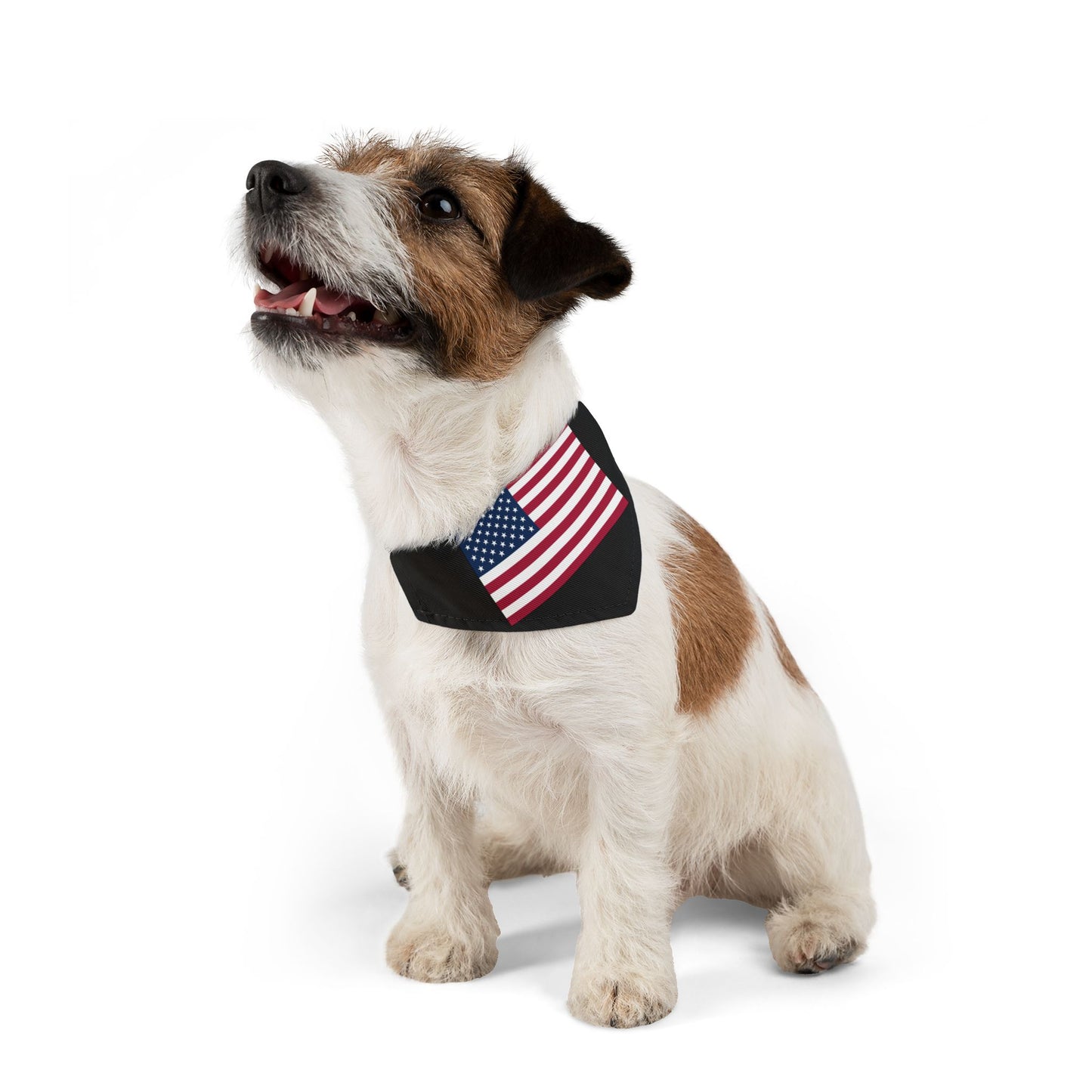 Princess Grace USA Flag Pet Bandana Collar Perfect for Patriotic Celebrations and Everyday Style
