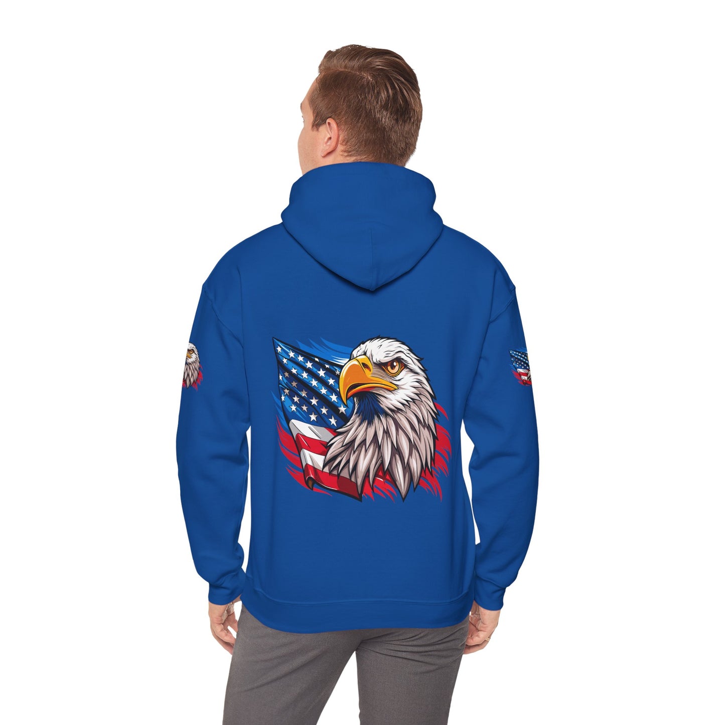 Princess Grace Patriotic Eagle Unisex Heavy Blend Hoodie