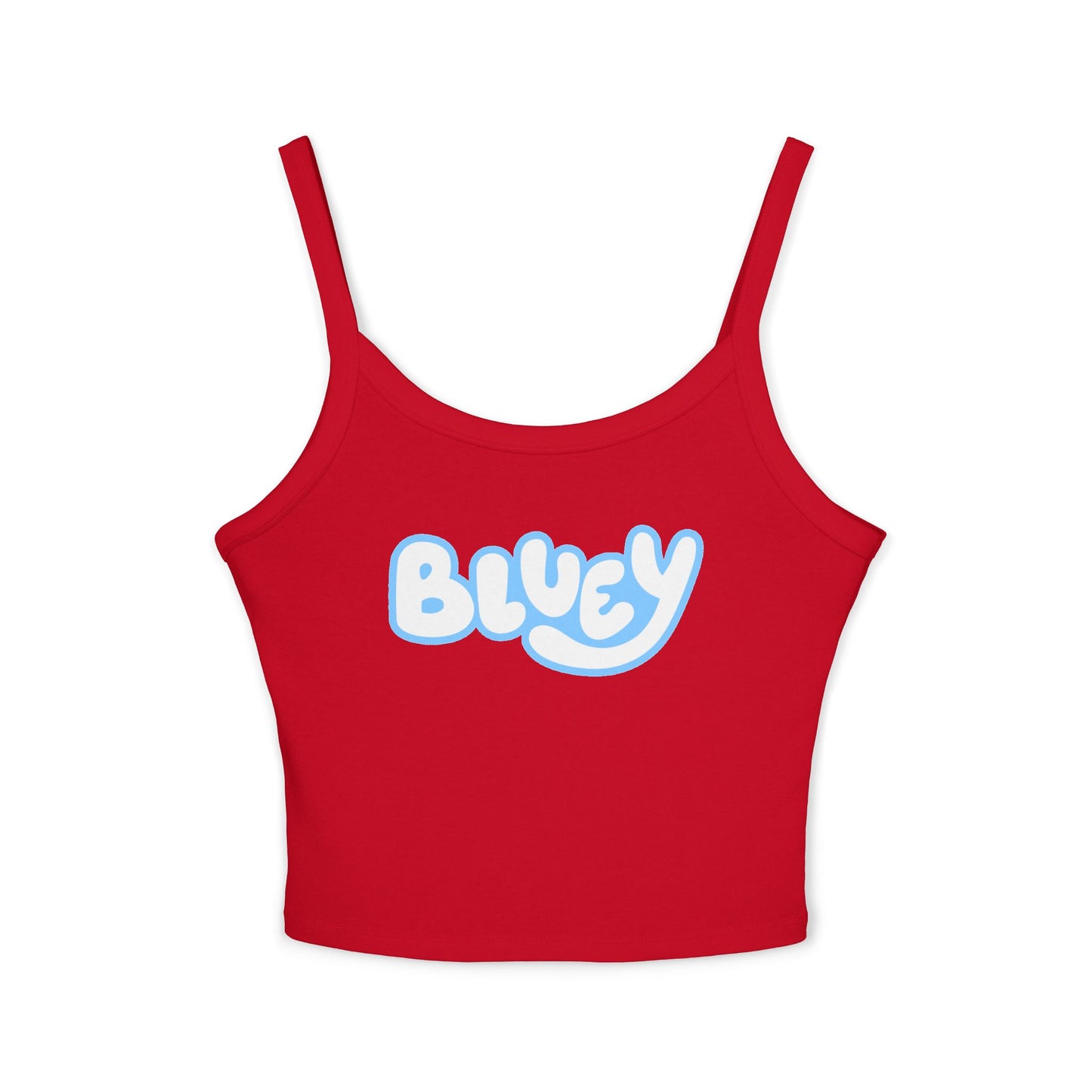 Princess Grace Bluey Spaghetti Strap Tank Top for Women Cute Cartoon Graphic