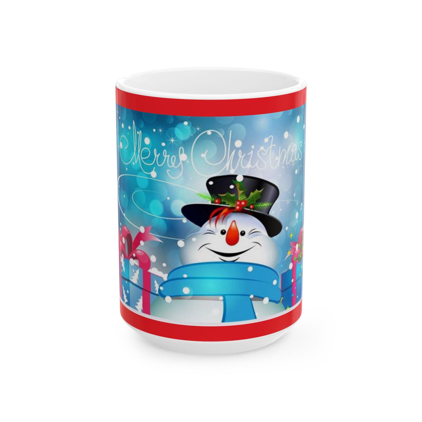 Princess Grace Festive Christmas Snowman Ceramic Mug 11oz & 15oz