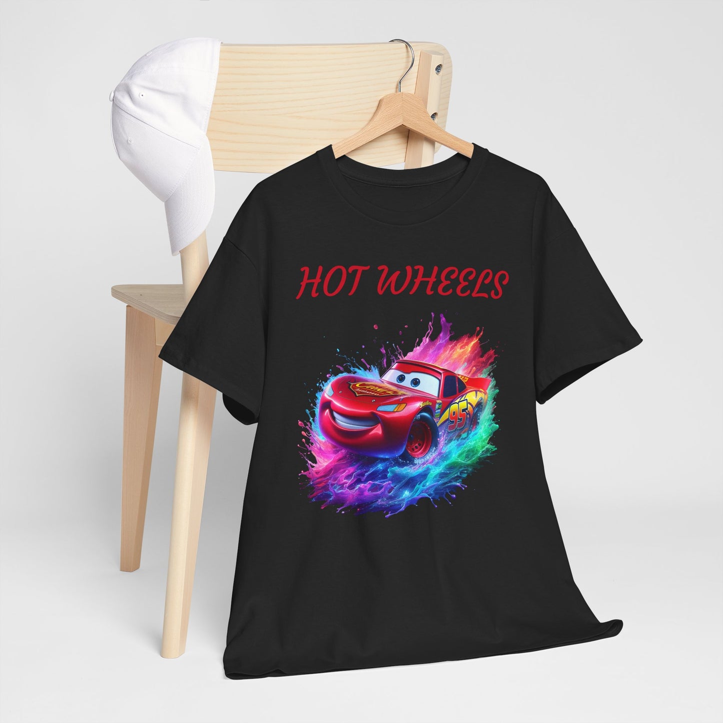 Princess Grace Hot Wheels Unisex Heavy Cotton Tee Vibrant Racing Graphic T-Shirt