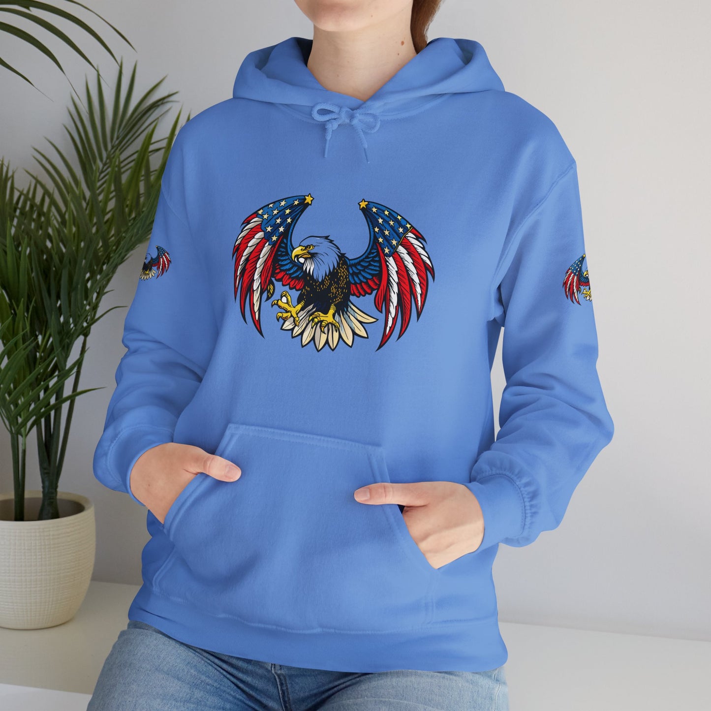 Princess Grace American Eagle Emblem Patriotic Unisex Hoodie