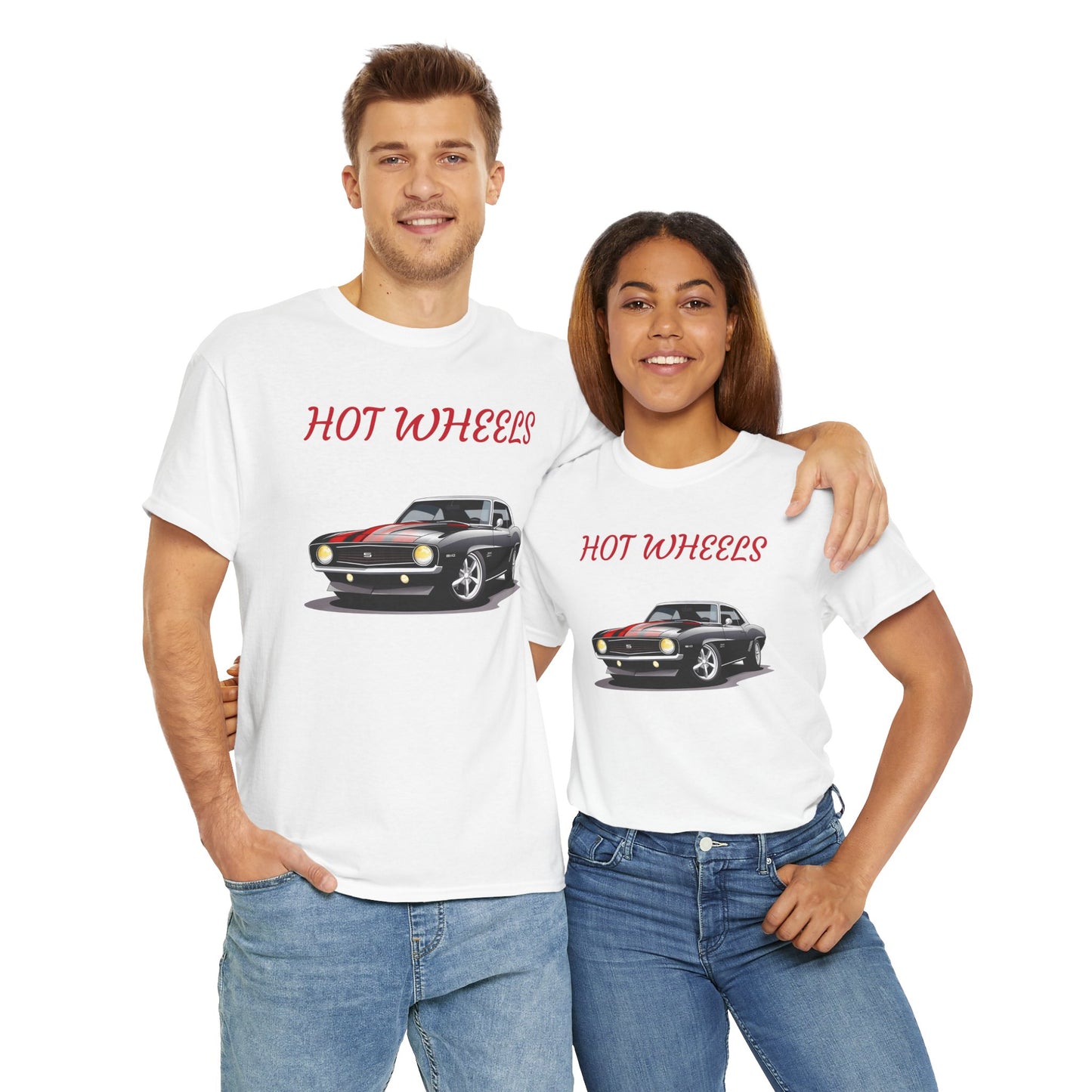 Princess Grace Hot Wheels Unisex Heavy Cotton Tee Classic Car Graphic Style