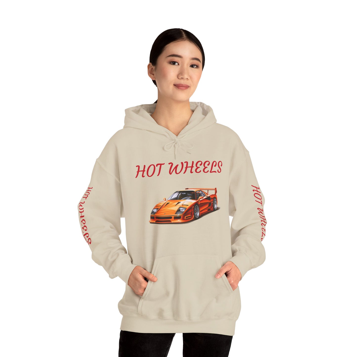 Princess Grace Hot Wheels Unisex Heavy Blend Hooded Sweatshirt Retro Racing Style