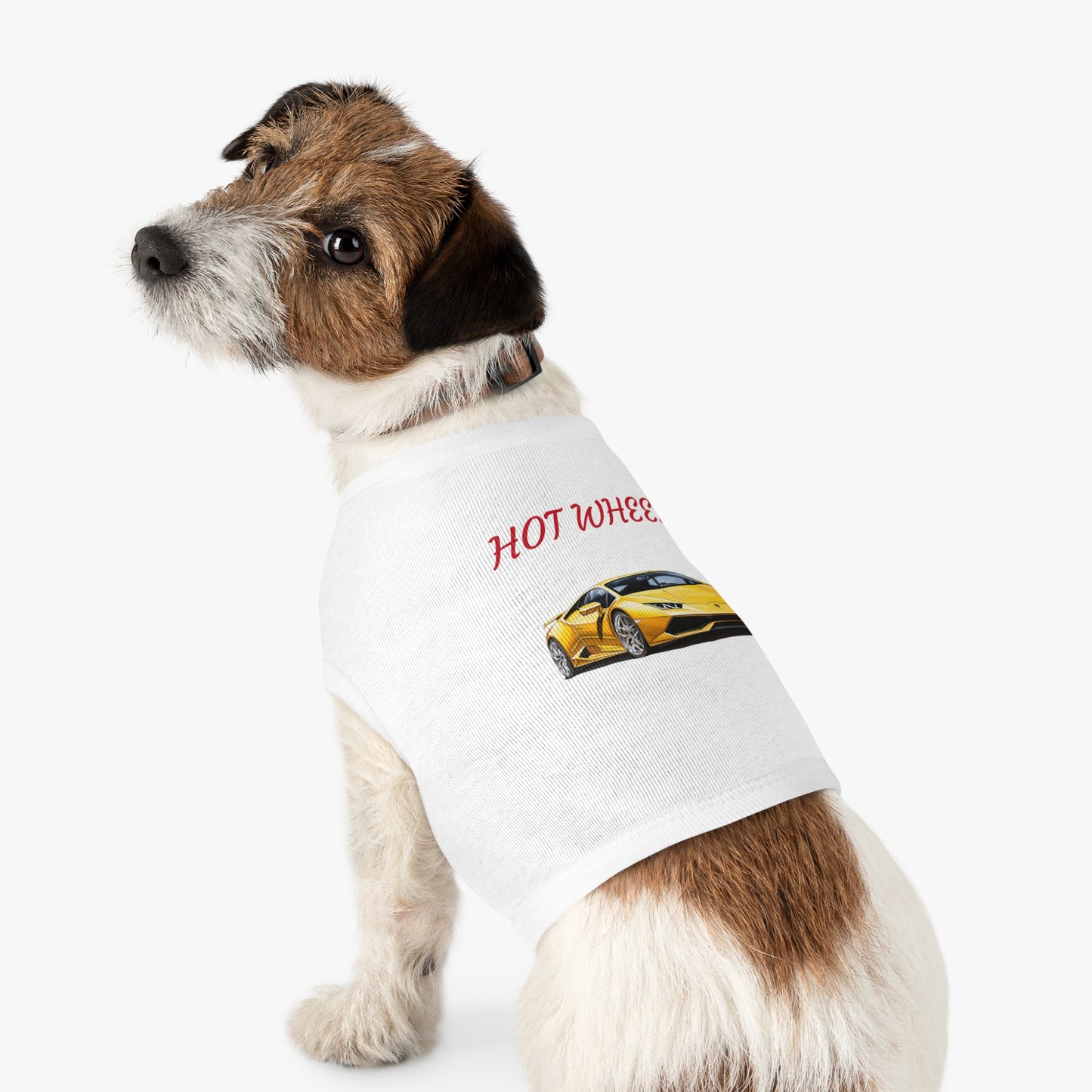 Princess Grace Hot Wheels Pet Tank Top Stylish Dog Shirt for Car Lovers